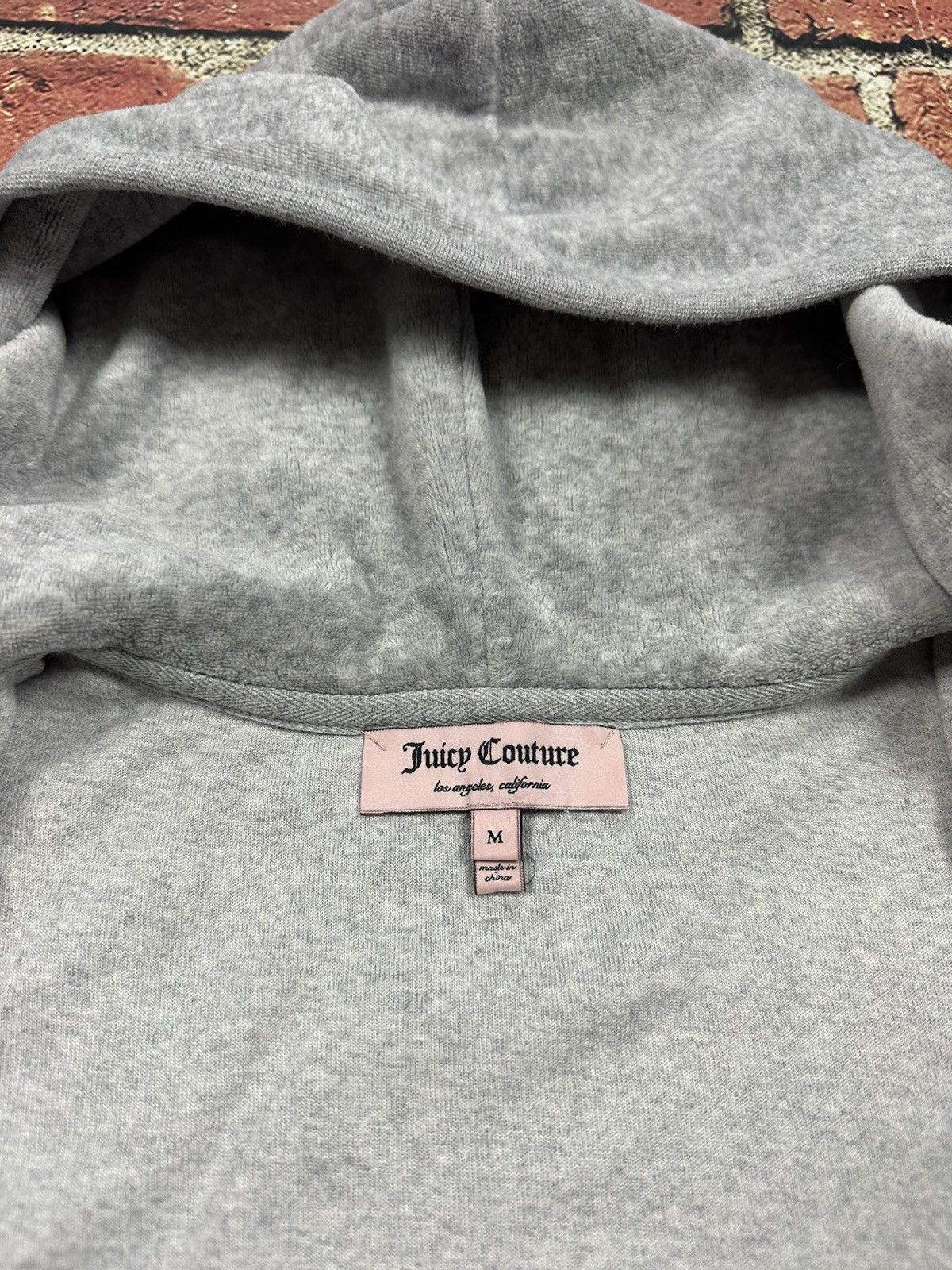Juicy Couture Juicy Couture Velour Love Juicy Zip Up Hoodie Sweatshirt Y2K Size M / US 6-8 / IT 42-44 - 8 Thumbnail