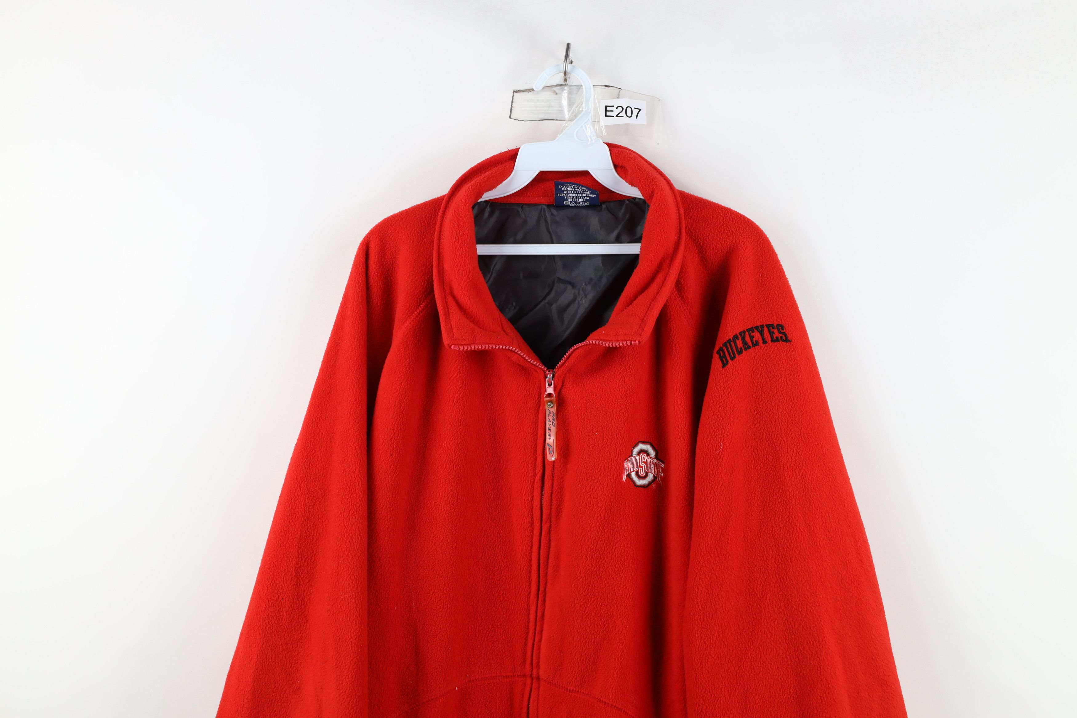 Vintage Vintage 90s Y2K Brutus Ohio State University Fleece Jacket Size US XXL / EU 58 / 5 - 2 Thumbnail