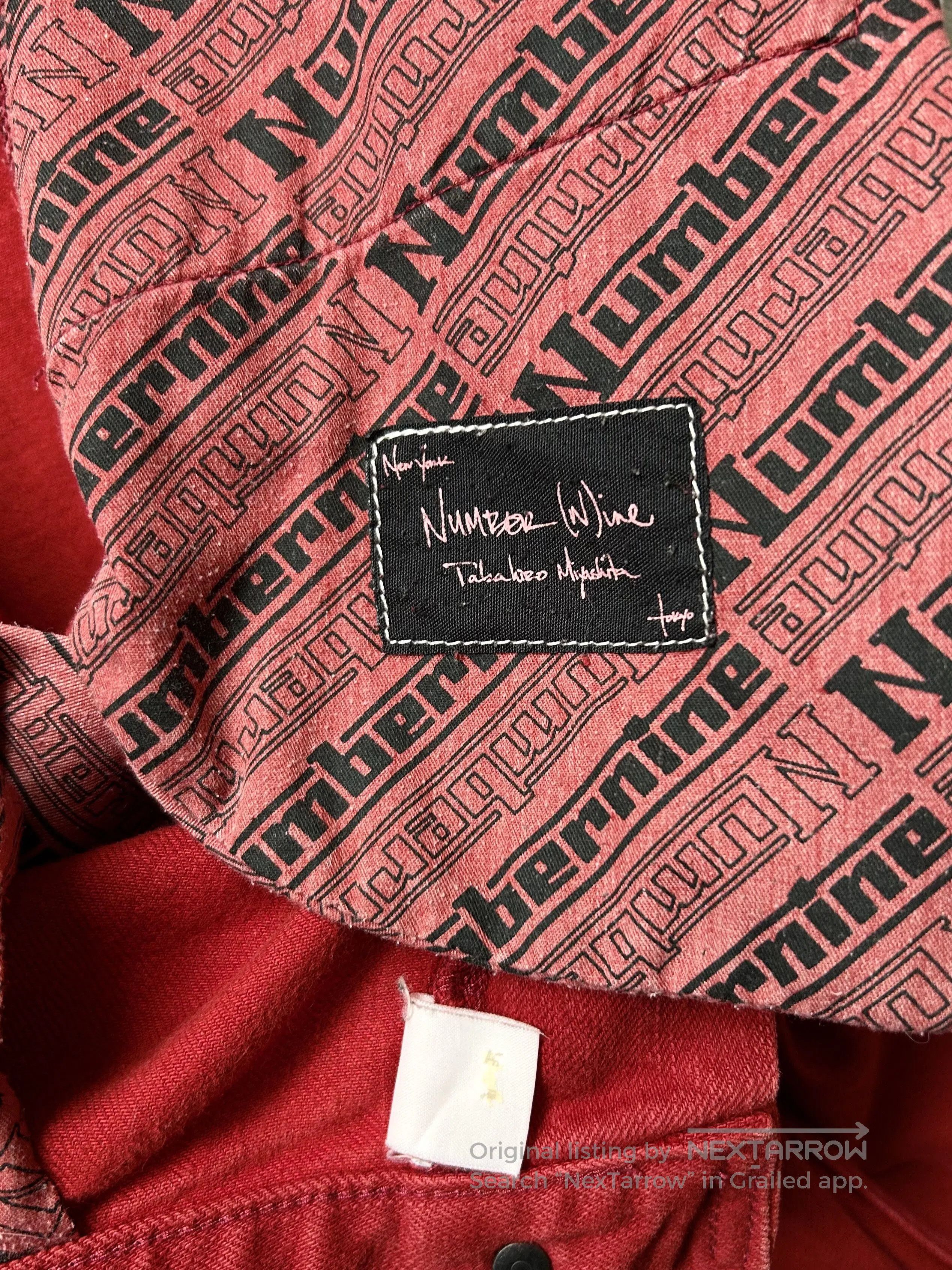 Number (N)ine number(N)ine skinny red jeans. Size US 34 / EU 50 - 3 Thumbnail