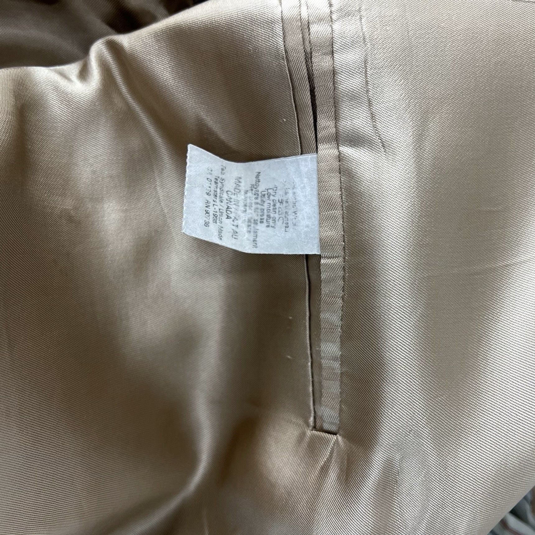 Ralph Lauren VTG Lauren Ralph Lauren Brown Houndstooth Lambswool Blend Blazer Sport Coat 44 Men Single-Breasted Notch Lapel 2 Piece 4-Button Dry Clean Only Wool Size 44R - 4 Thumbnail