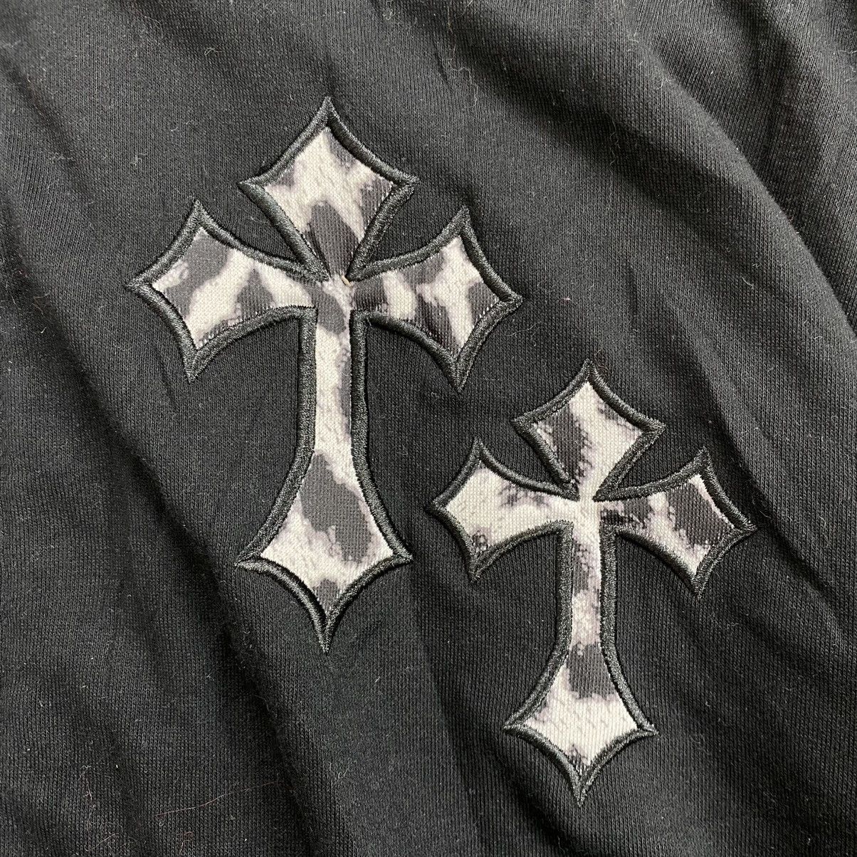 Le Grande Bleu (L.G.B.) Y2K Dazy Double Layers Cross Kmrii Lgb Style Zip Fur Hoodie Size US XL / EU 56 / 4 - 6 Thumbnail