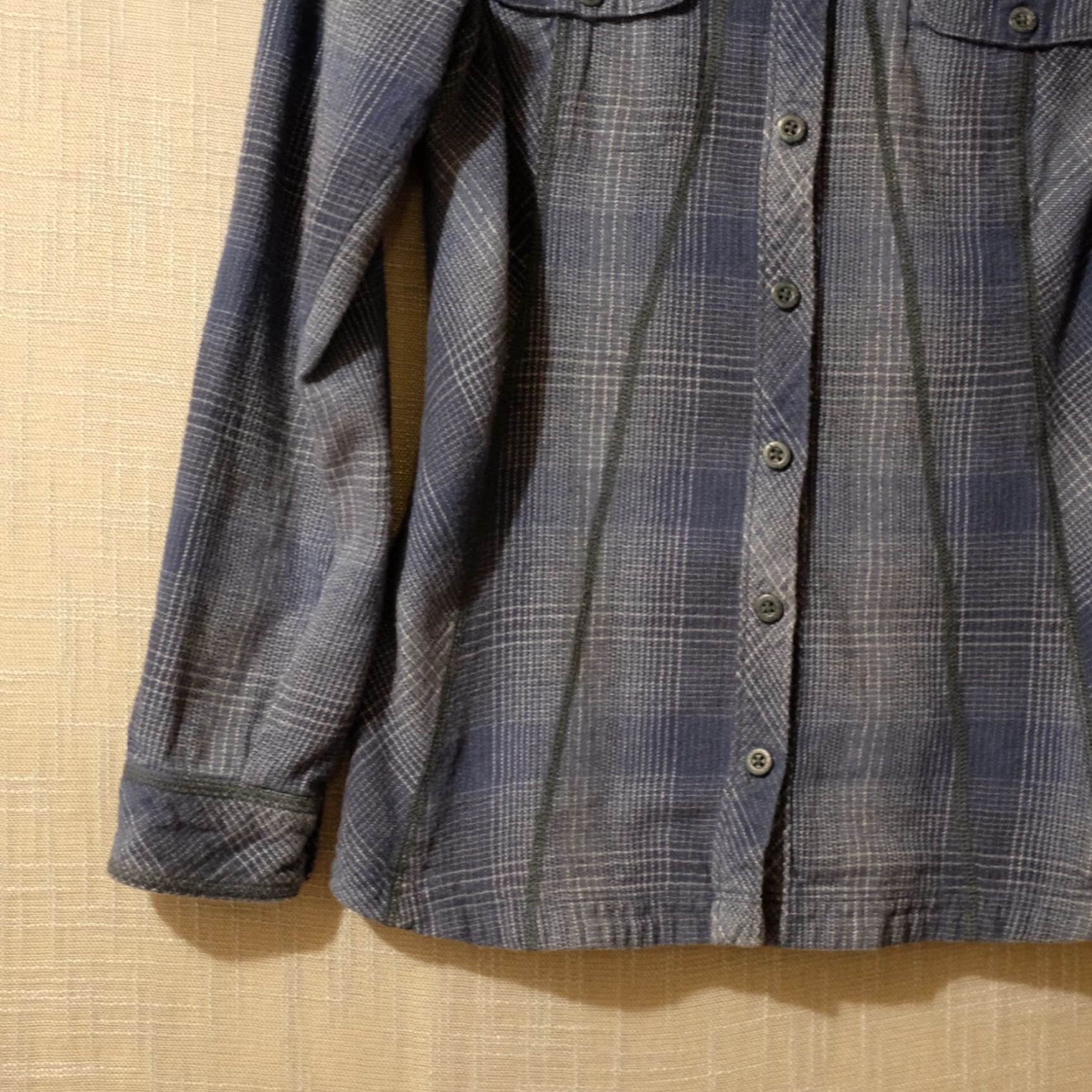 Vintage Columbia Flannel Button Up Blue Plaid Pockets 100% Cotton Women's S XS? Size S / US 4 / IT 40 - 3 Thumbnail