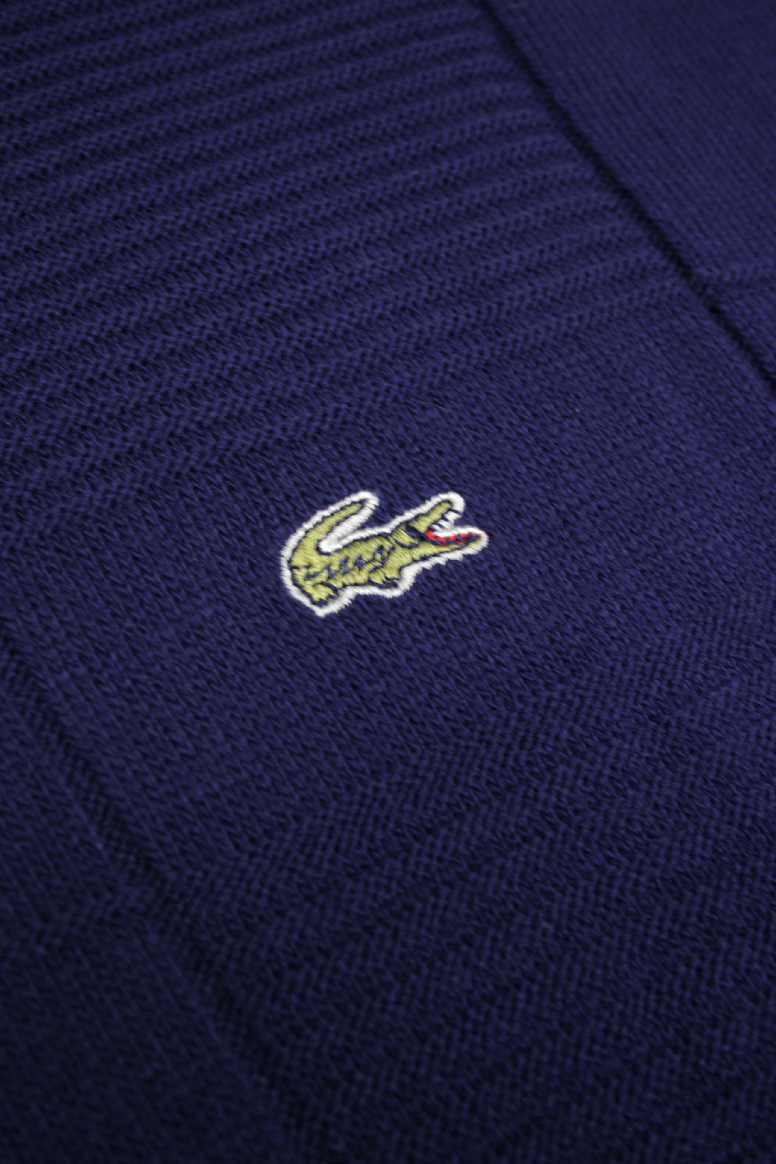 Lacoste × Vintage Chemise Lacoste 80s Vintage Knitted Cotton V-Neck Sweater Size US XL / EU 56 / 4 - 3 Thumbnail