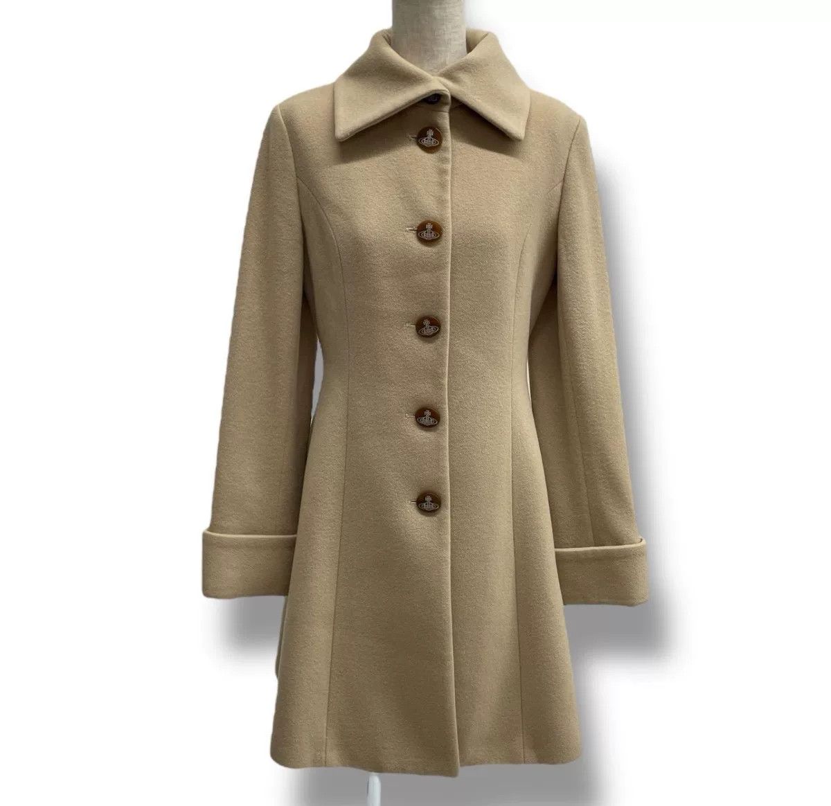 Vivienne Westwood Vivienne Westwood Red Label Ruffle Wool Coat Size L / US 10 / IT 46 - 1 Thumbnail
