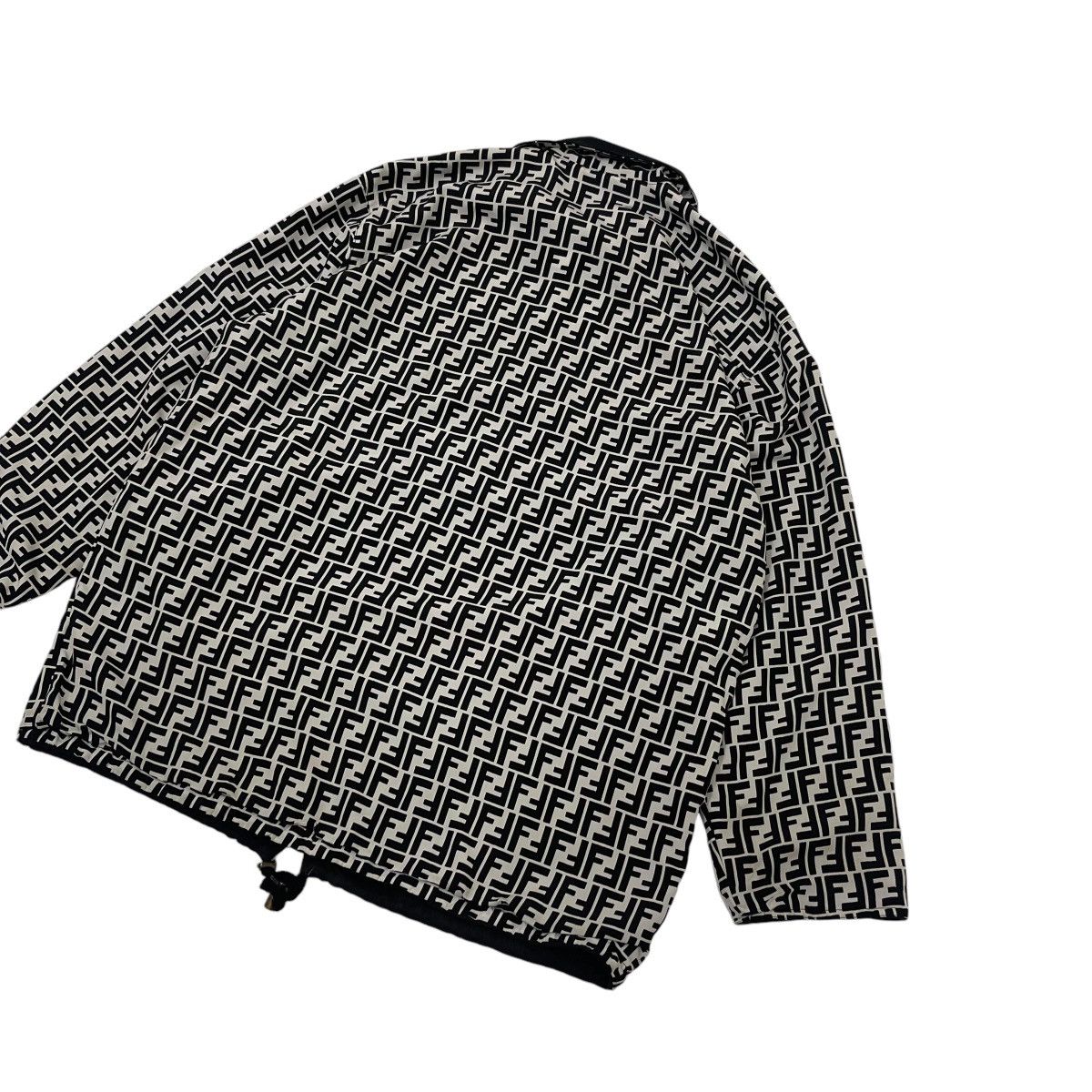 Fendi 🔥Vintage Fendi Monogram Reversible Jacket Size US L / EU 52-54 / 3 - 12 Thumbnail