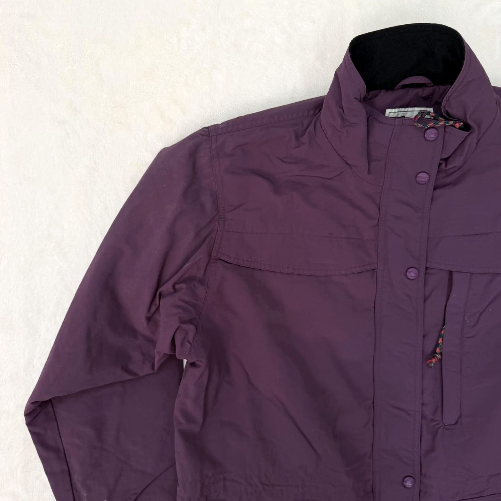 Vintage VINTAGE: No — LL Bean Coat Womens Large Purple Parka Long Insulated Full Zip Lined Size L / US 10 / IT 46 - 6 Thumbnail