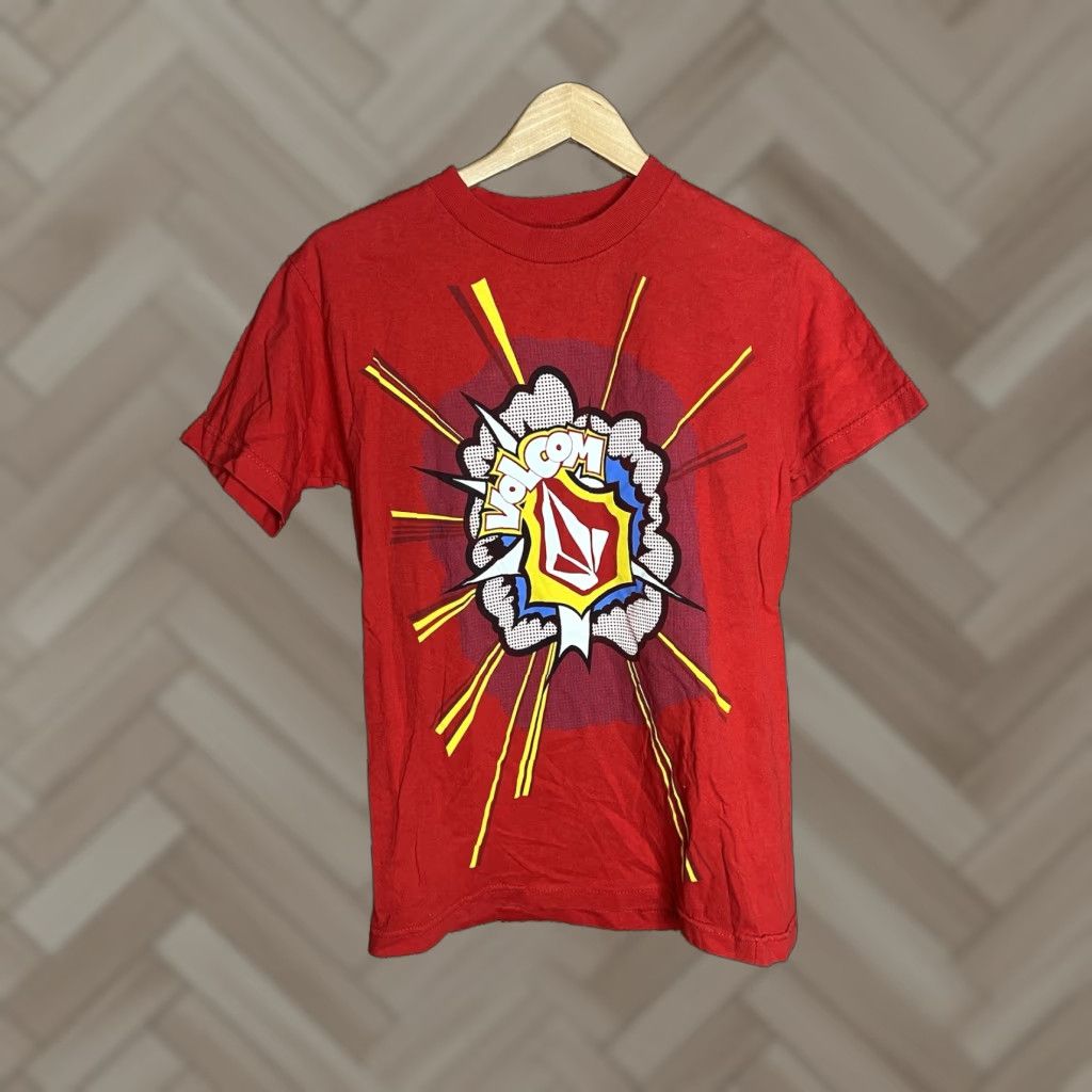 Volcom VINTAGE Volcom Mens Red Short Sleeve Graphic T-shirt Skateboard Size S Size US S / EU 44-46 / 1 - 1 Thumbnail