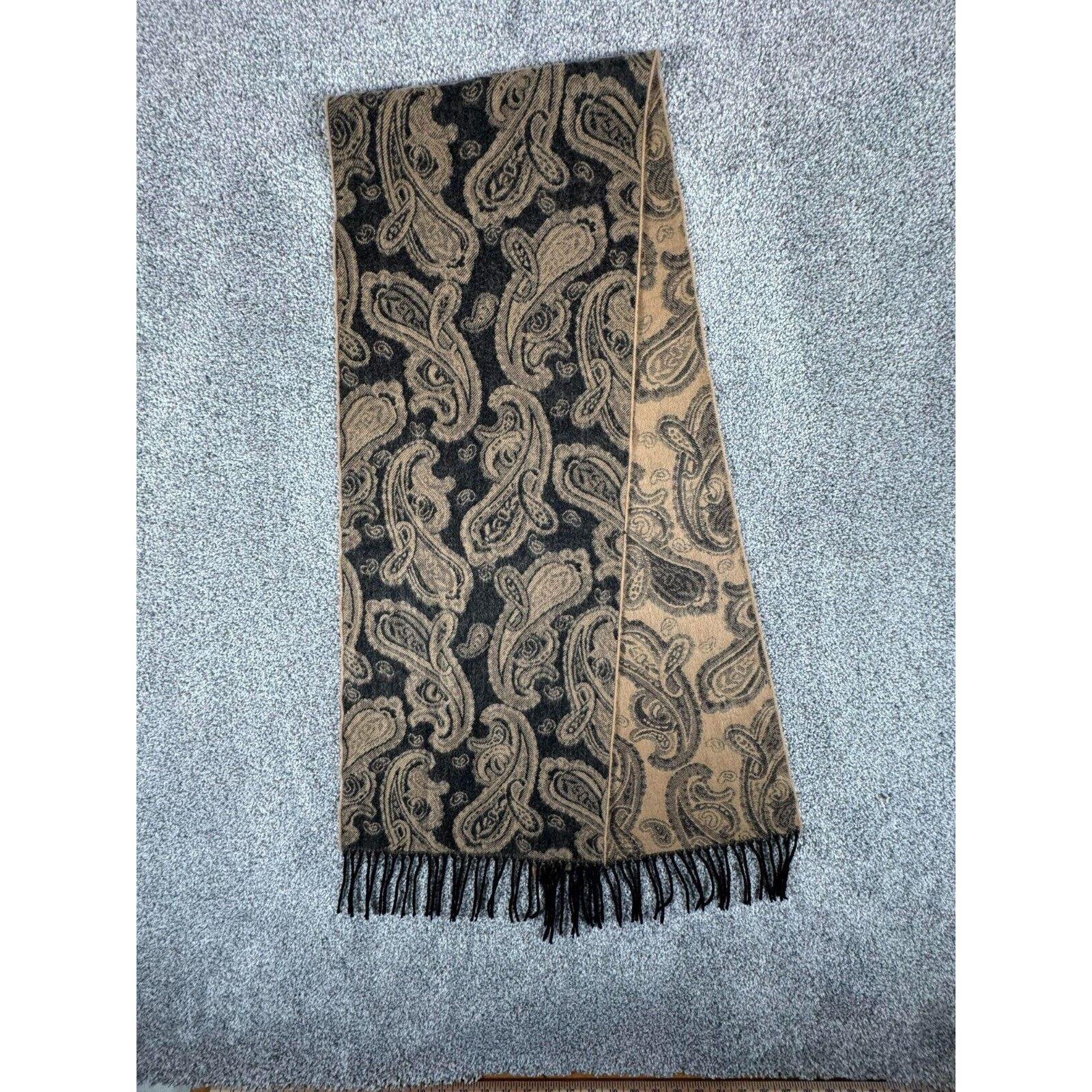 Other D&Y Scarf Womens Paisley Soft Vintage Old Money Elegant Chic Size ONE SIZE - 3 Thumbnail