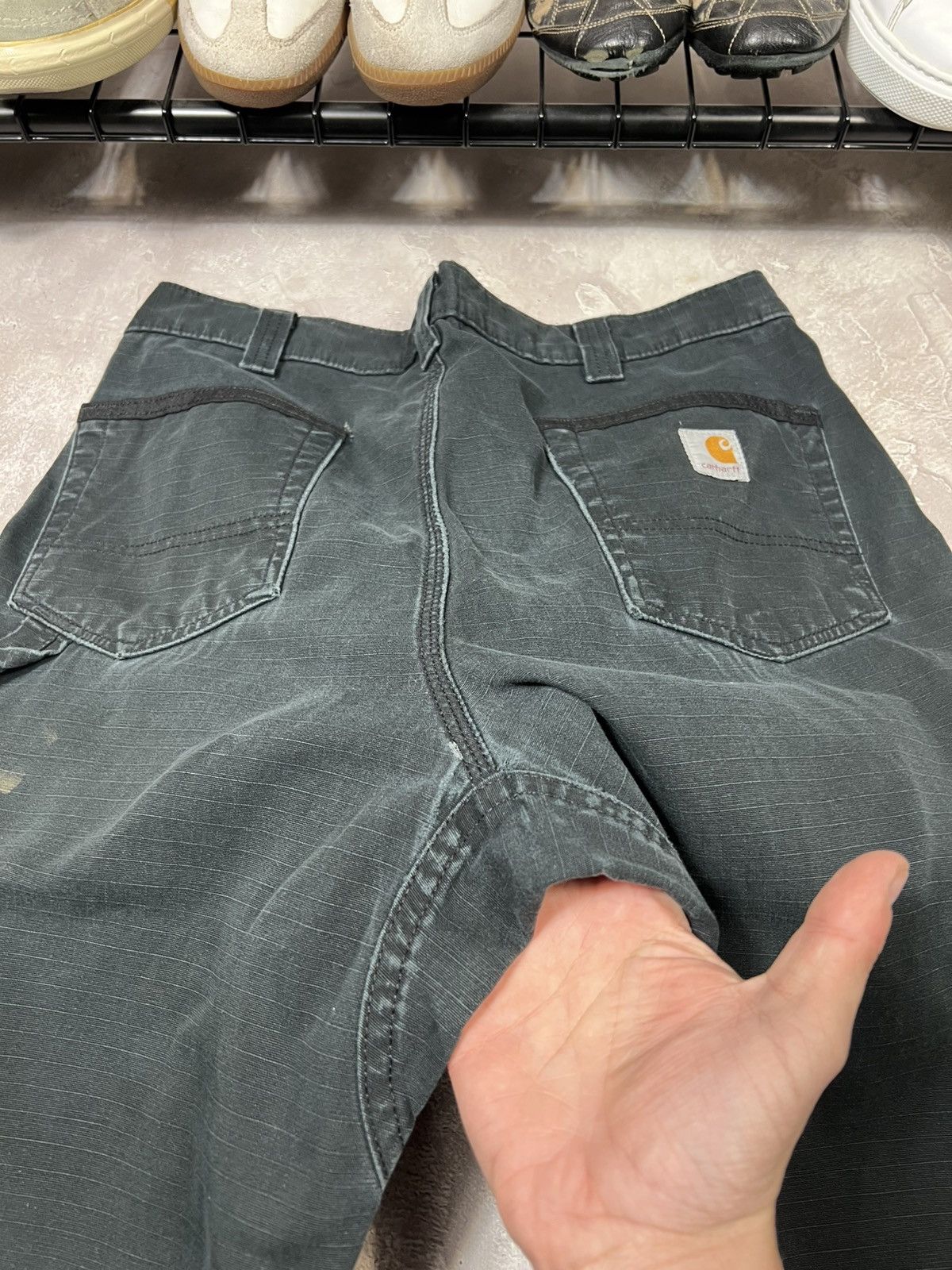 Carhartt Vintage Carhartt Distressed Workwear Baggy Cargo Pants Size US 32 / EU 48 - 5 Thumbnail