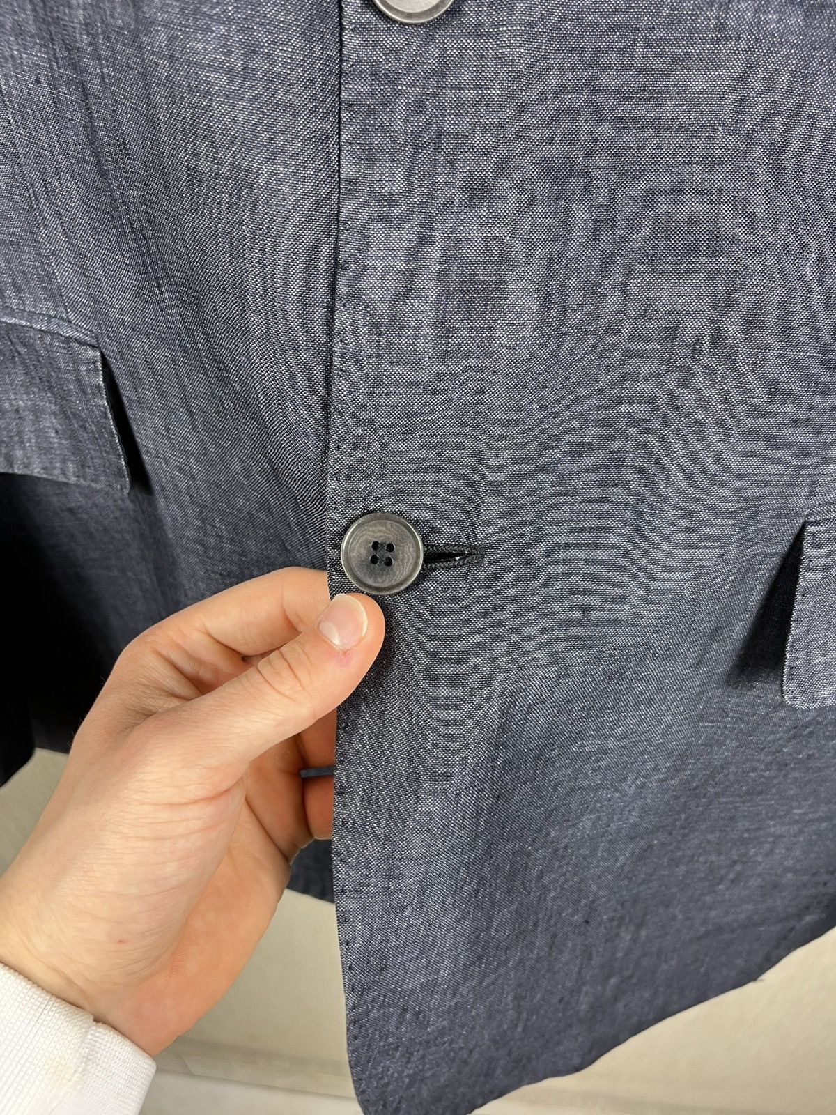 Designer × Hugo Boss Hugo Boss Solbiati 100% linen blazer jacket Ferner Jacobsen Size US S / EU 44-46 / 1 - 11 Thumbnail