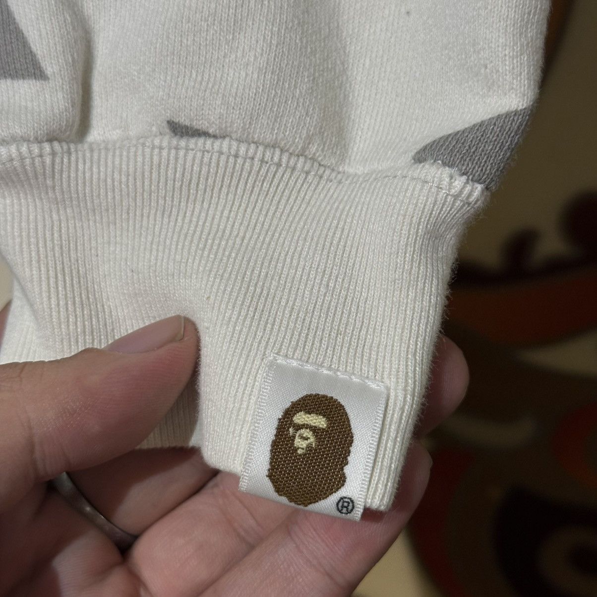 Bape Authentic BAPE Star Camo Zip-Up Hoodie - Grey/White -Size XS Size XS / US 0-2 / IT 36-38 - 4 Thumbnail