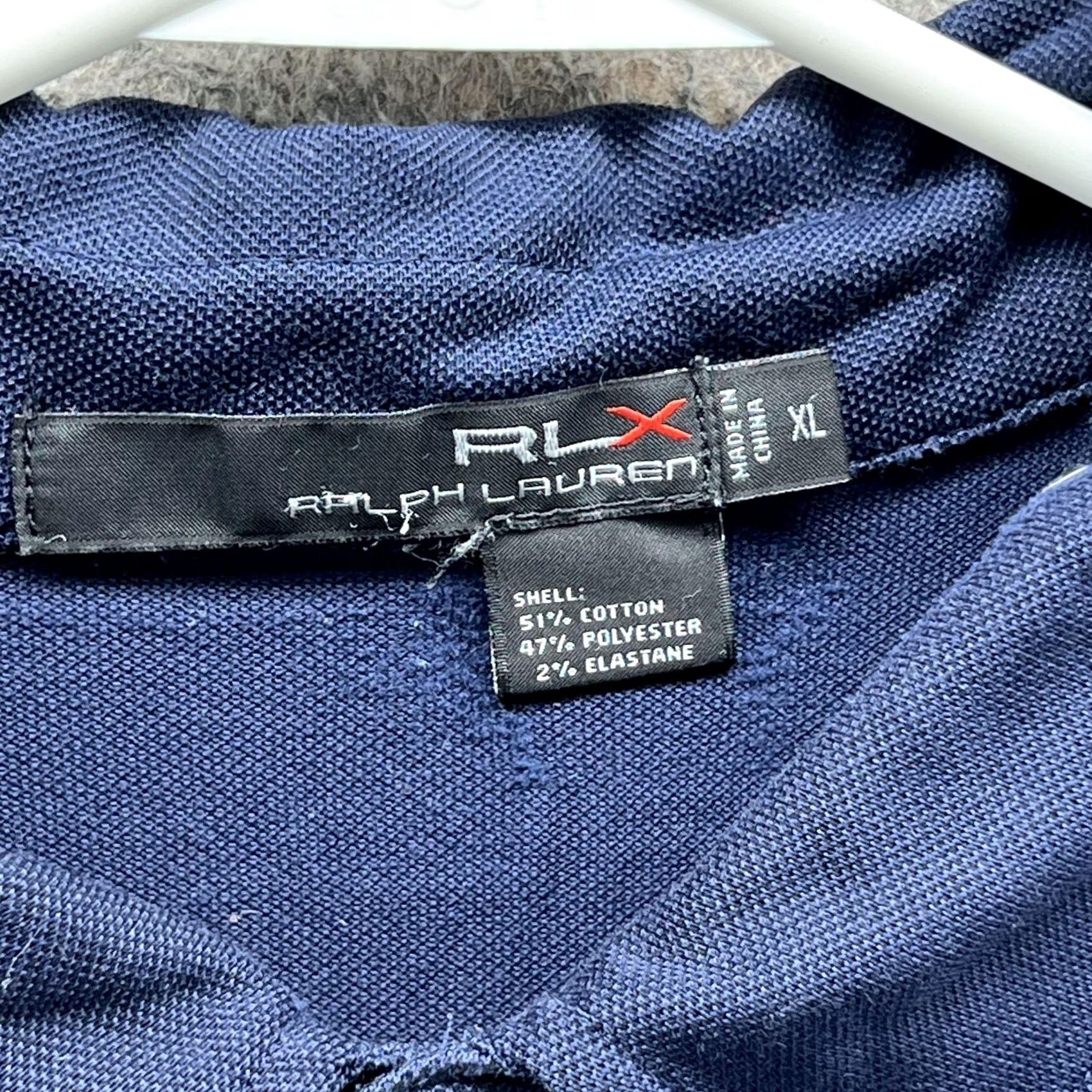 RLX Ralph Lauren RLX Ralph Lauren Polo Shirt Mens XL Blue Solid Golf Performance Stretch Casual Shirt Size US XL / EU 56 / 4 - 4 Thumbnail