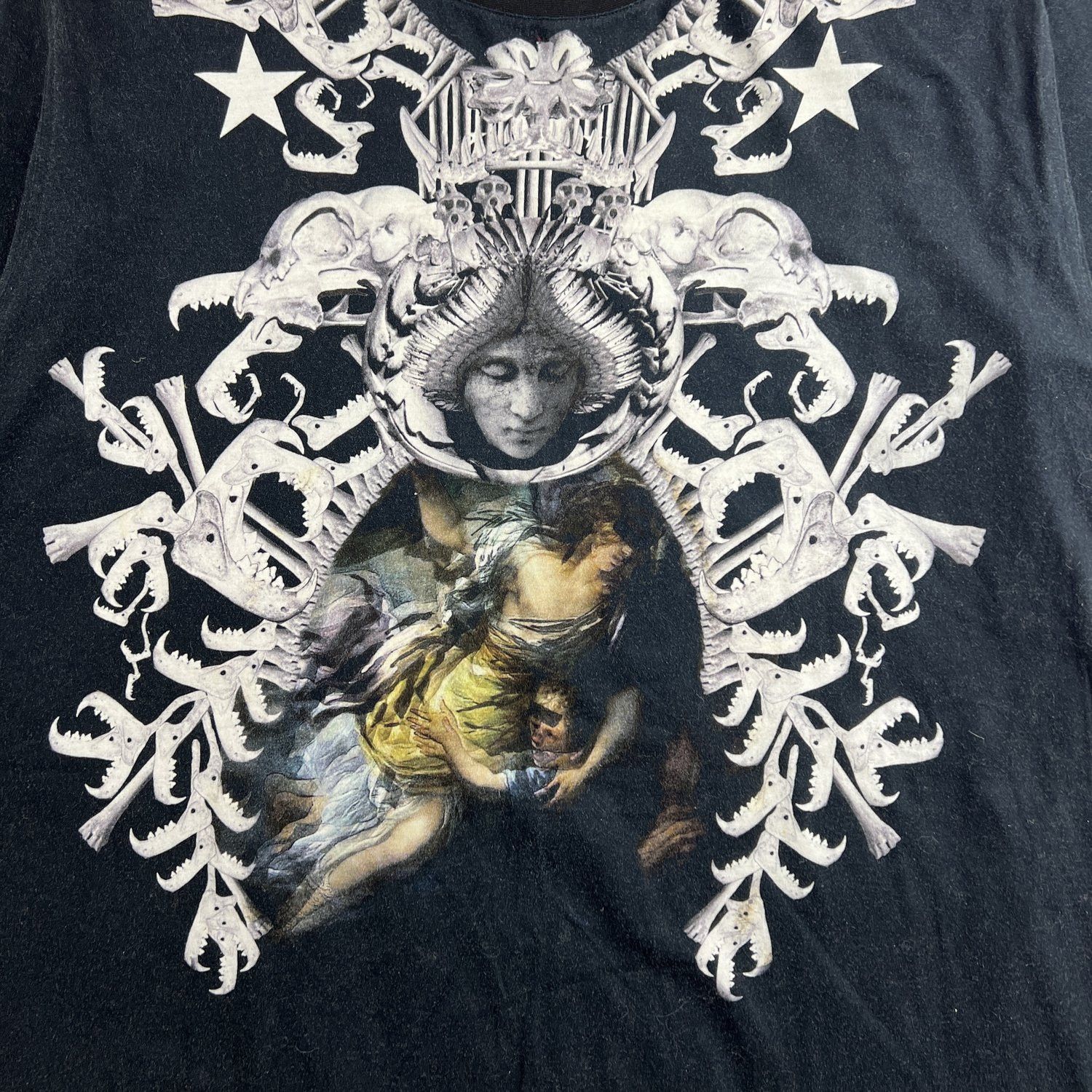 Givenchy Givenchy 2012 Skeleton Angel T-Shirt Size US L / EU 52-54 / 3 - 3 Thumbnail