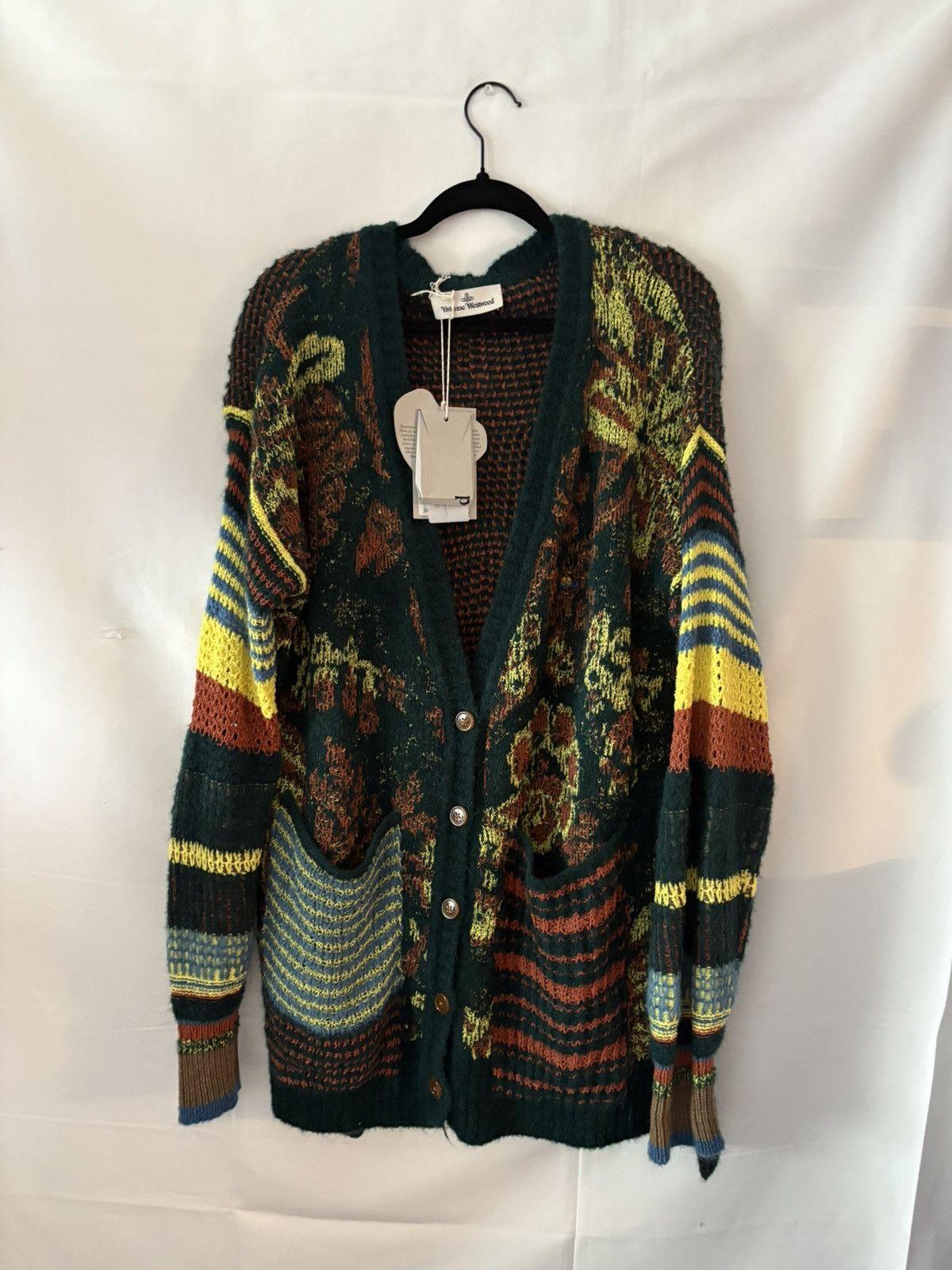 Vivienne Westwood Blurry oversized cardigan Size XL / US 12-14 / IT 48-50 - 2 Thumbnail