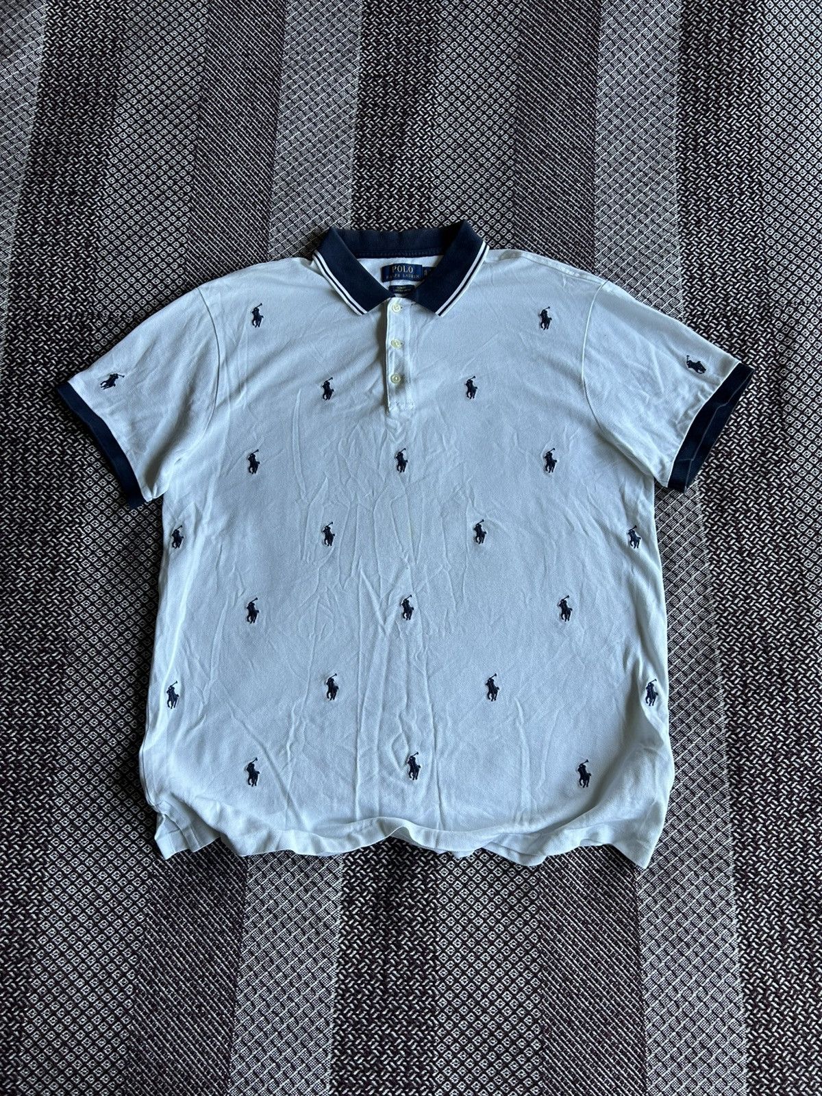 Polo Ralph Lauren Polo Ralph Lauren Monogram Pony Polo T-shirt Size XL Size US XL / EU 56 / 4 - 1 Thumbnail