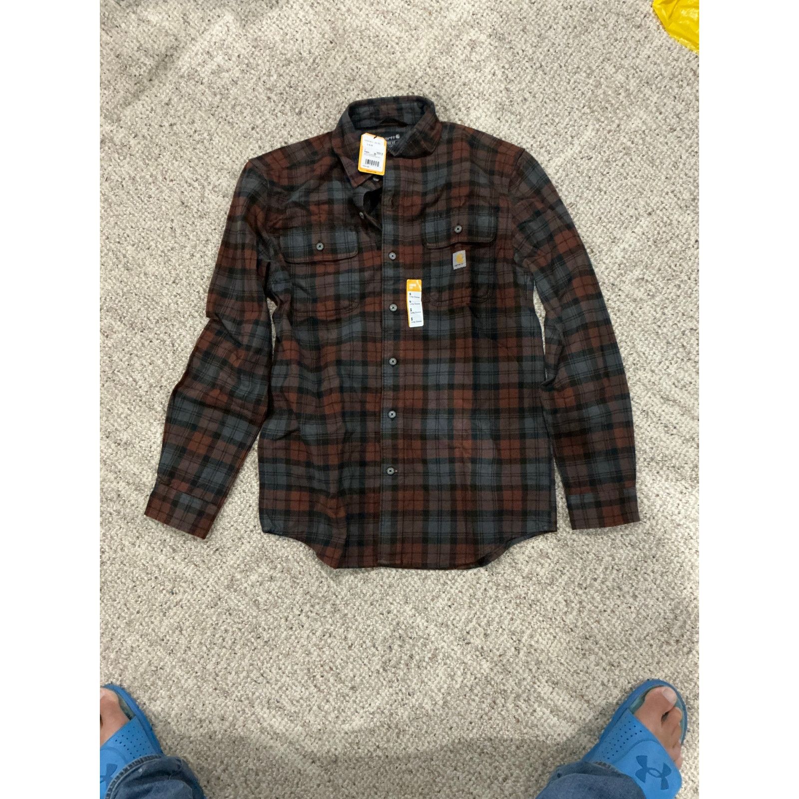 Carhartt Carhartt Loose Fit Heavyweight Flannel L/S NWT Size Small Size US S / EU 44-46 / 1 - 2 Thumbnail