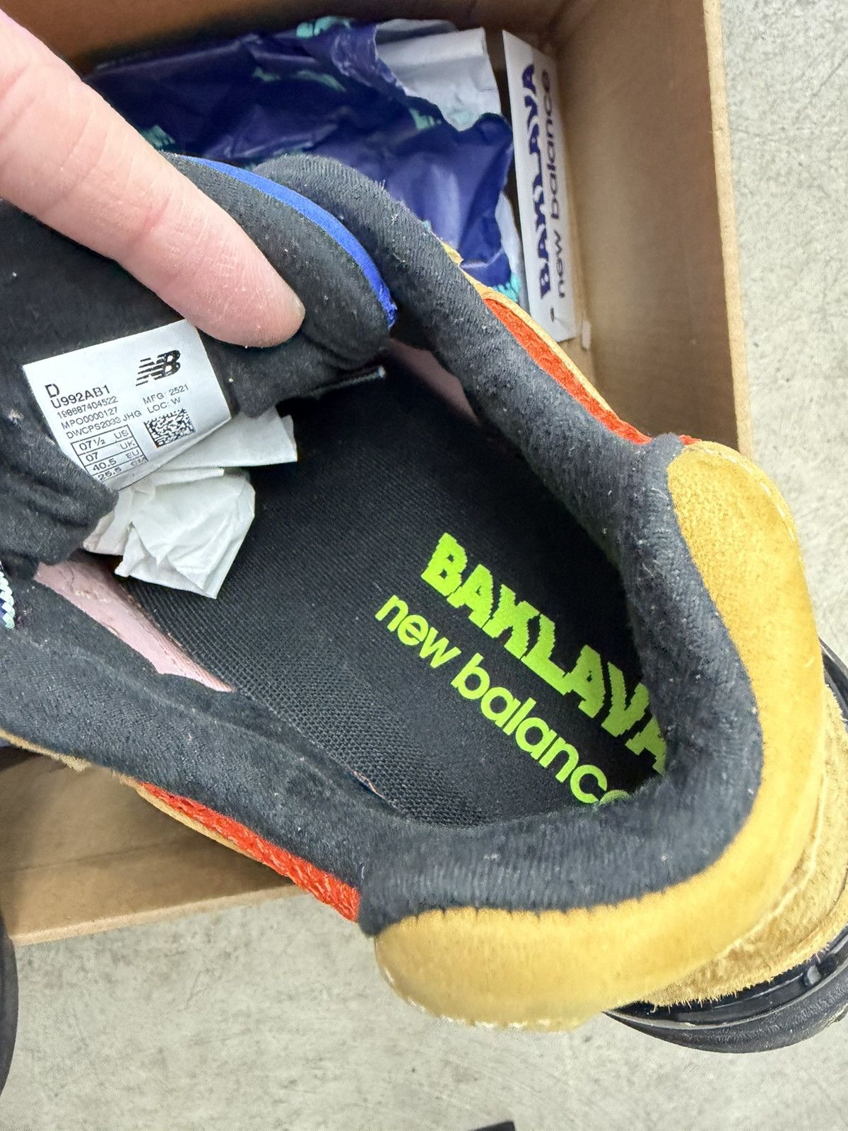 Action Bronson × New Balance Action Bronson New Balance 992 Tiger Eye Size US 7.5 / EU 40-41 - 8 Thumbnail