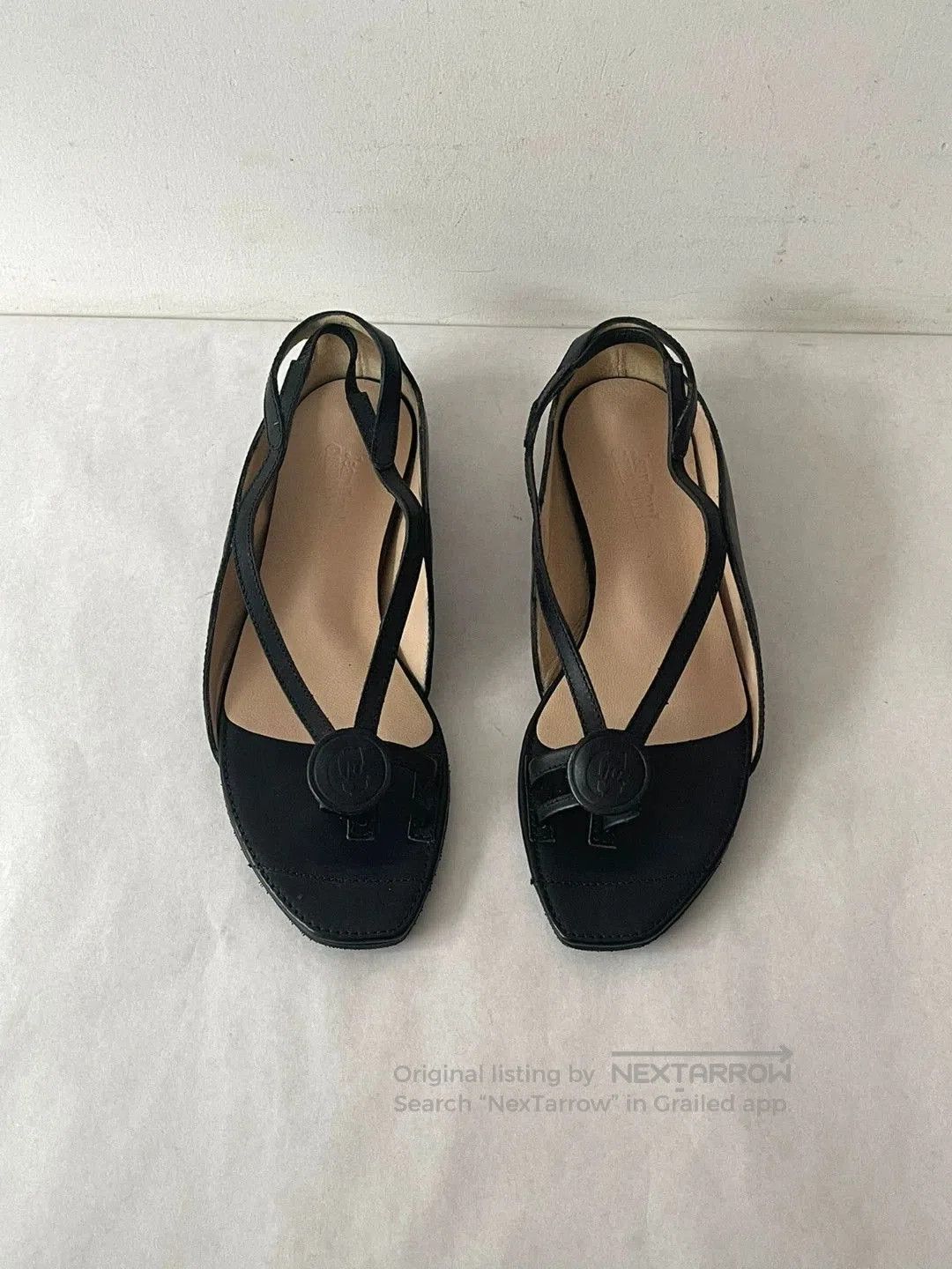 Jean Paul Gaultier Jean Paul GAULTIER Leather Flat Shoes. Size US 6 / IT 36 - 1 Thumbnail
