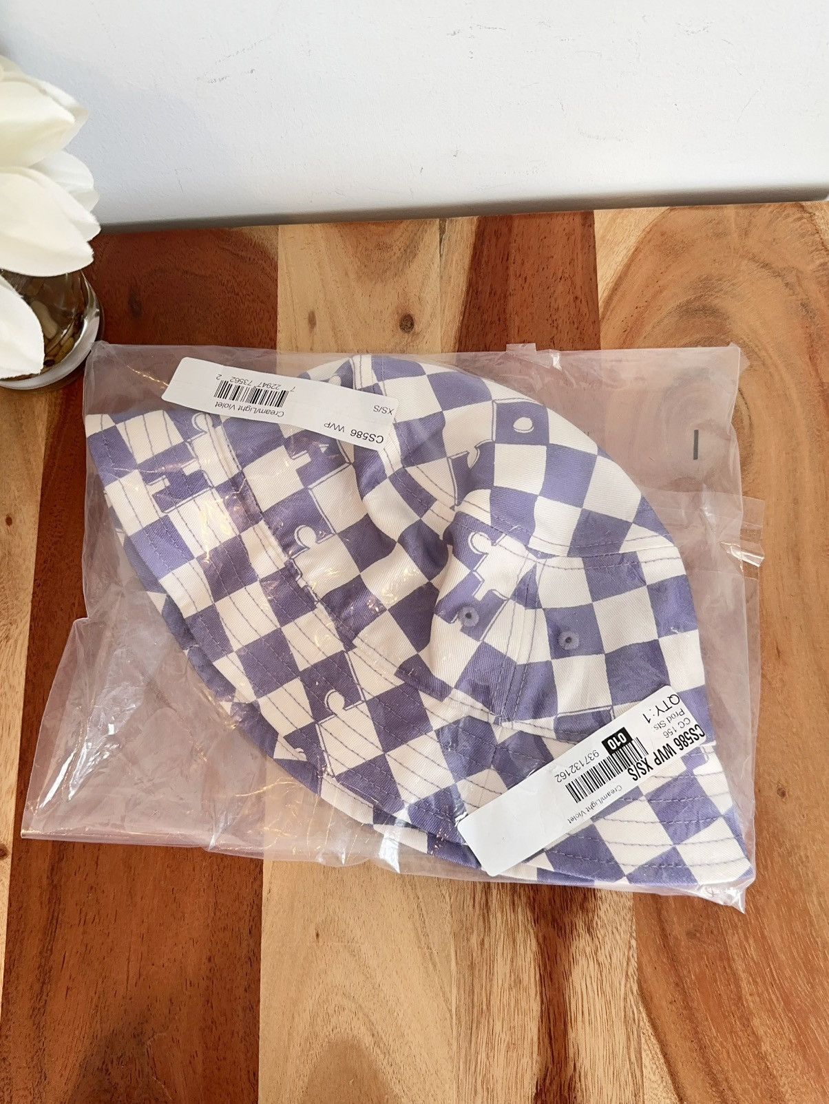 Coach NWT Coach Checkerboard Print Bucket Hat size XS/S Size ONE SIZE - 7 Thumbnail