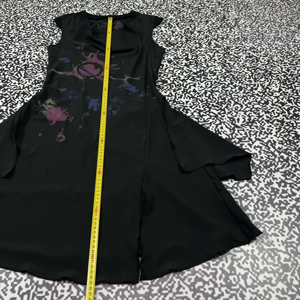 Desigual Vintage Y2K Desigual Painted Abstract Print Flared Dress Size M / US 6-8 / IT 42-44 - 19 Thumbnail