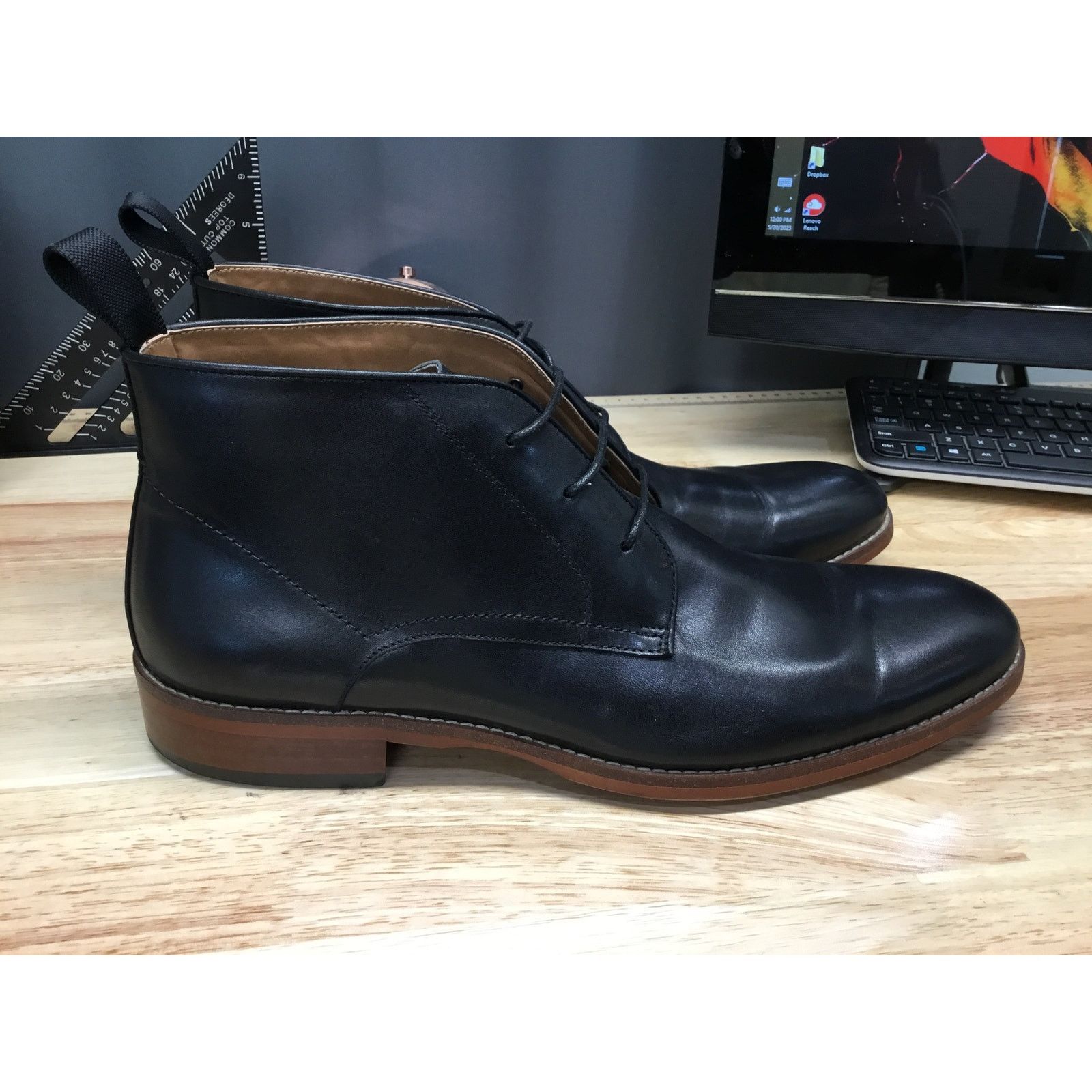 Steve Madden Steve Madden FAVIEN FAVI01M1 Chukka Boots Men's US 13M Black Size US 13 / EU 46 - 2 Thumbnail