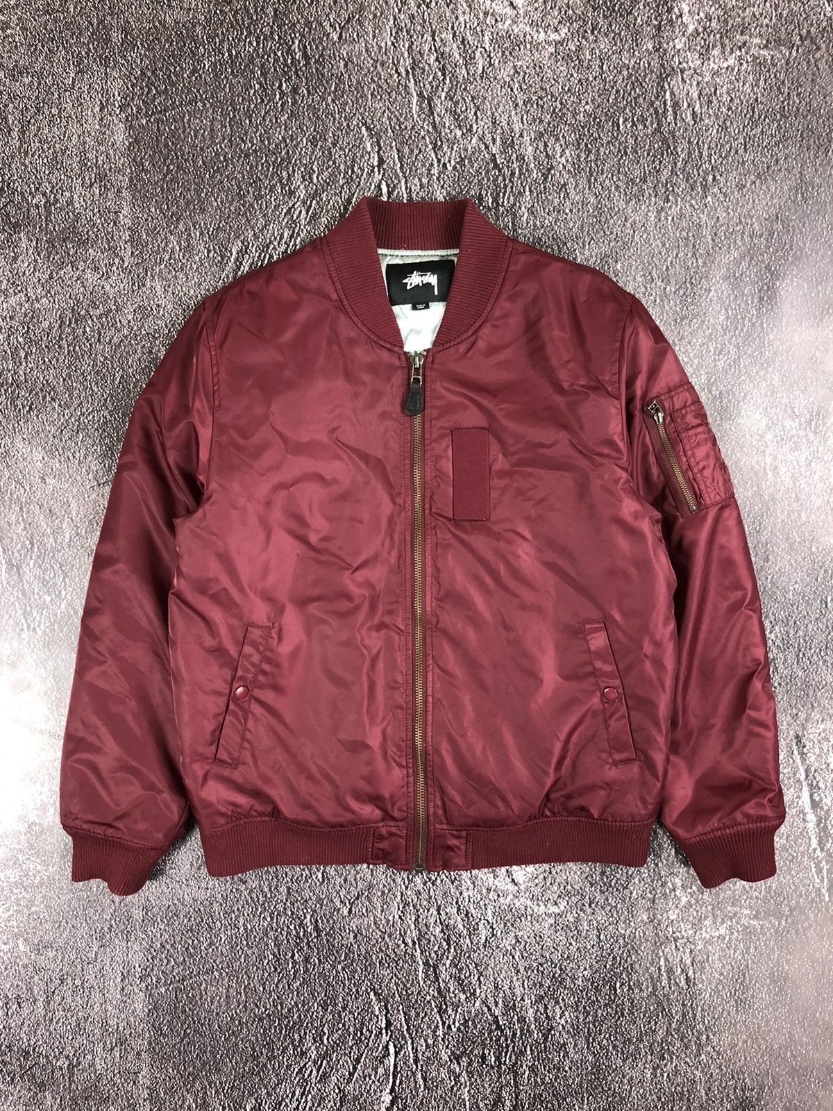 ジャケット・アウター unknown mohair bomber stussy damagedone Dyed Nylon Bomber – Premier