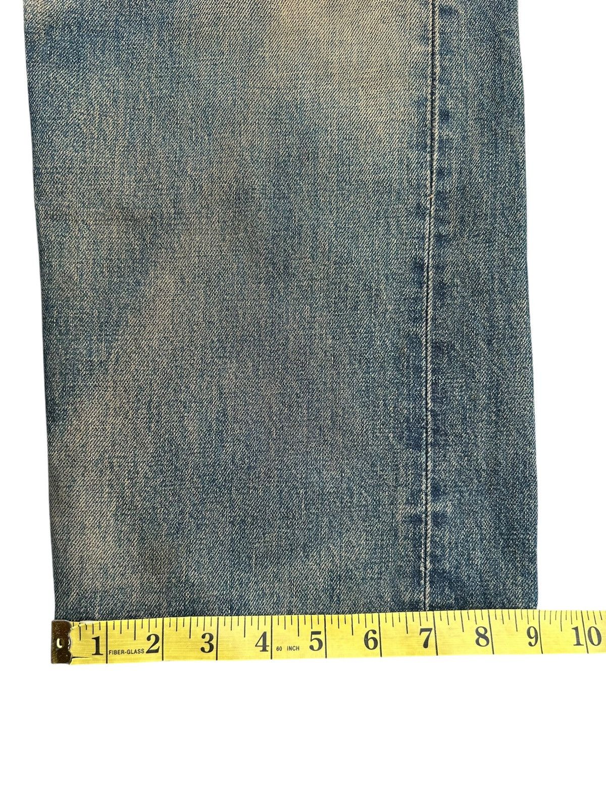 Kapital Thrashed Vintage Edwin 505X Selvedge Rusty Denim Jeans Size US 31 - 20 Thumbnail