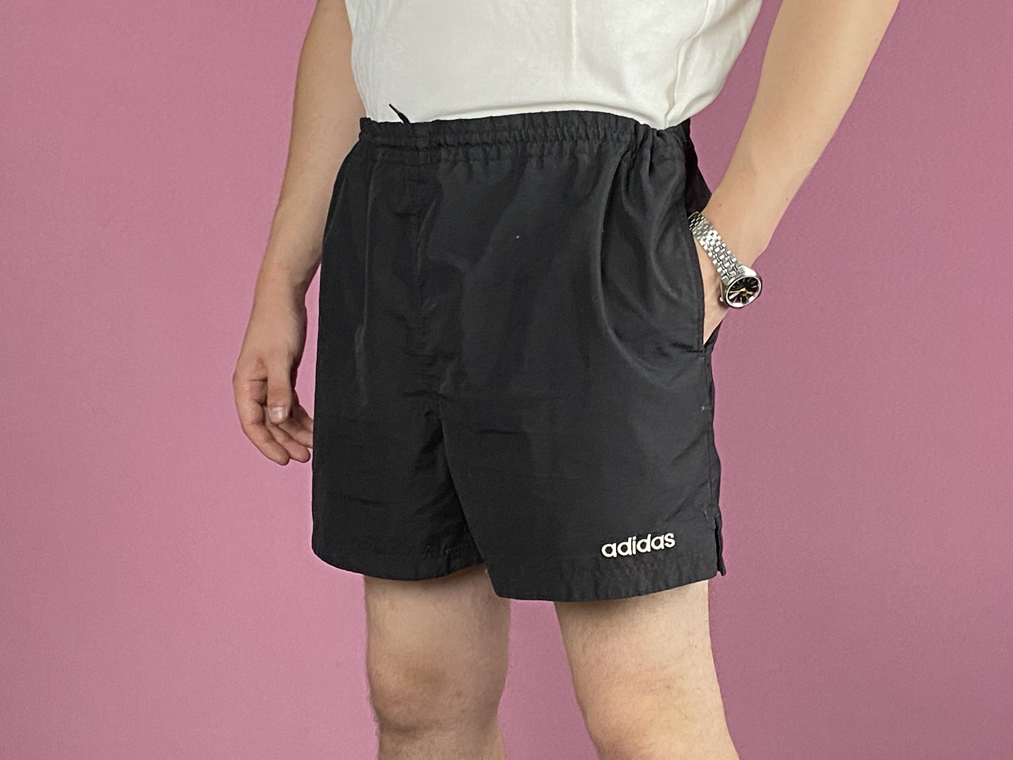 Adidas × Vintage 90s Adidas Originals Big Logo Vintage Men's Shorts - L Size US 34 / EU 50 - 3 Thumbnail