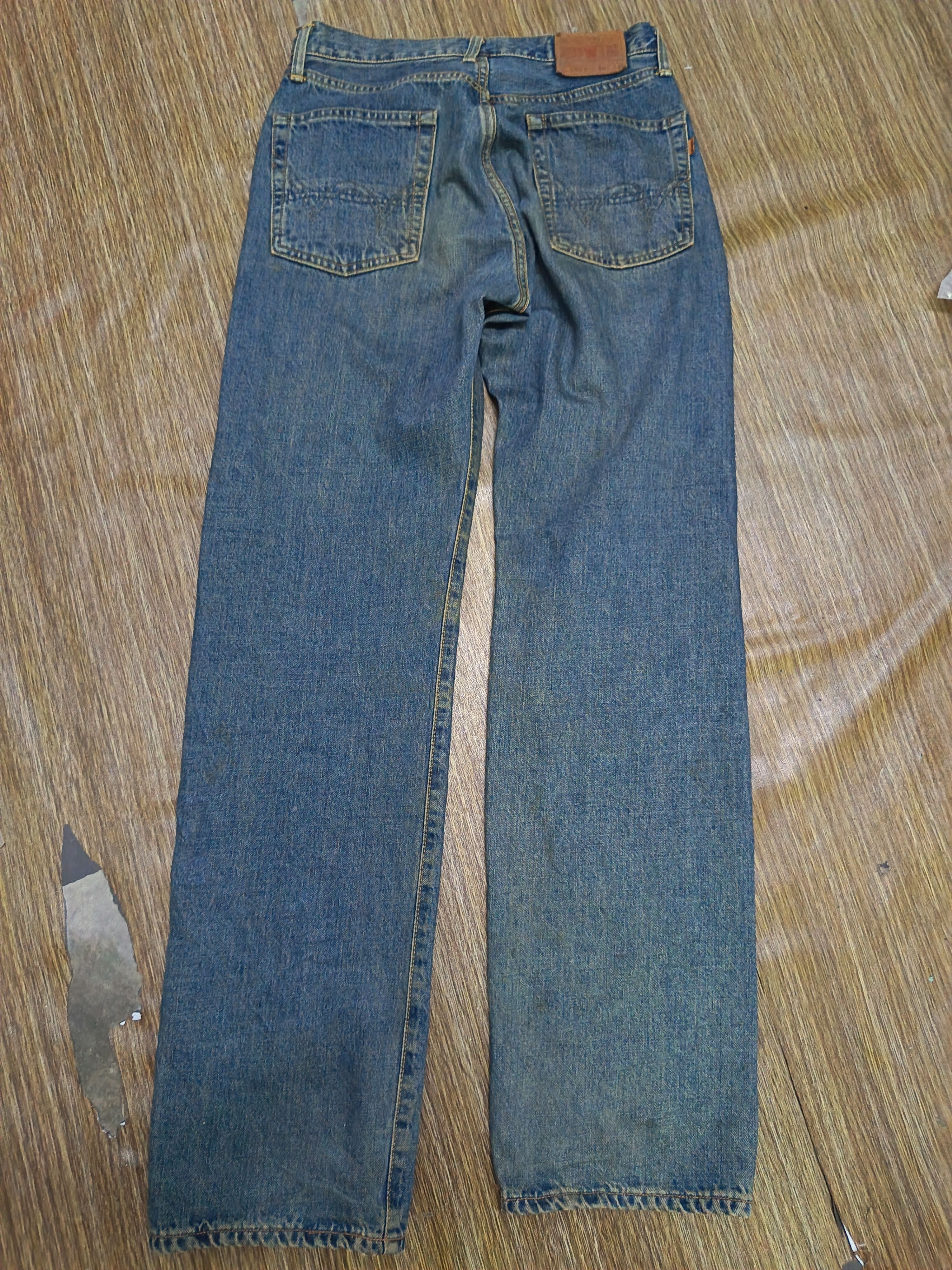 Kapital Vintage distresssed edwin 505 X selvedge Size US 29 - 11 Thumbnail