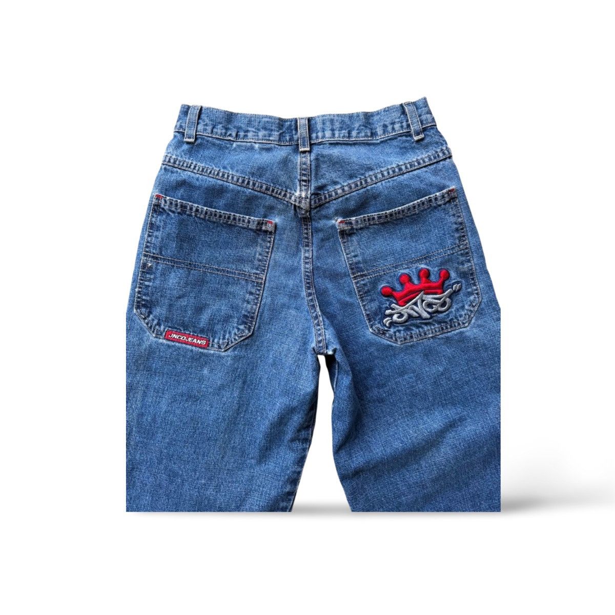 JNCO Vintage JNCO Logo Spellout Baggy Jeans Size US 26 / EU 42 - 3 Thumbnail
