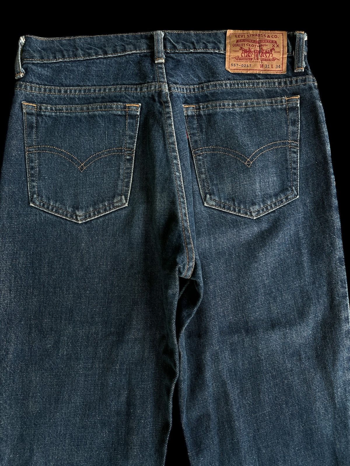 Levi's Vintage Levis 90s Style💥 Levis 557 BootCut 💥 Size US 32 / EU 48 - 3 Thumbnail