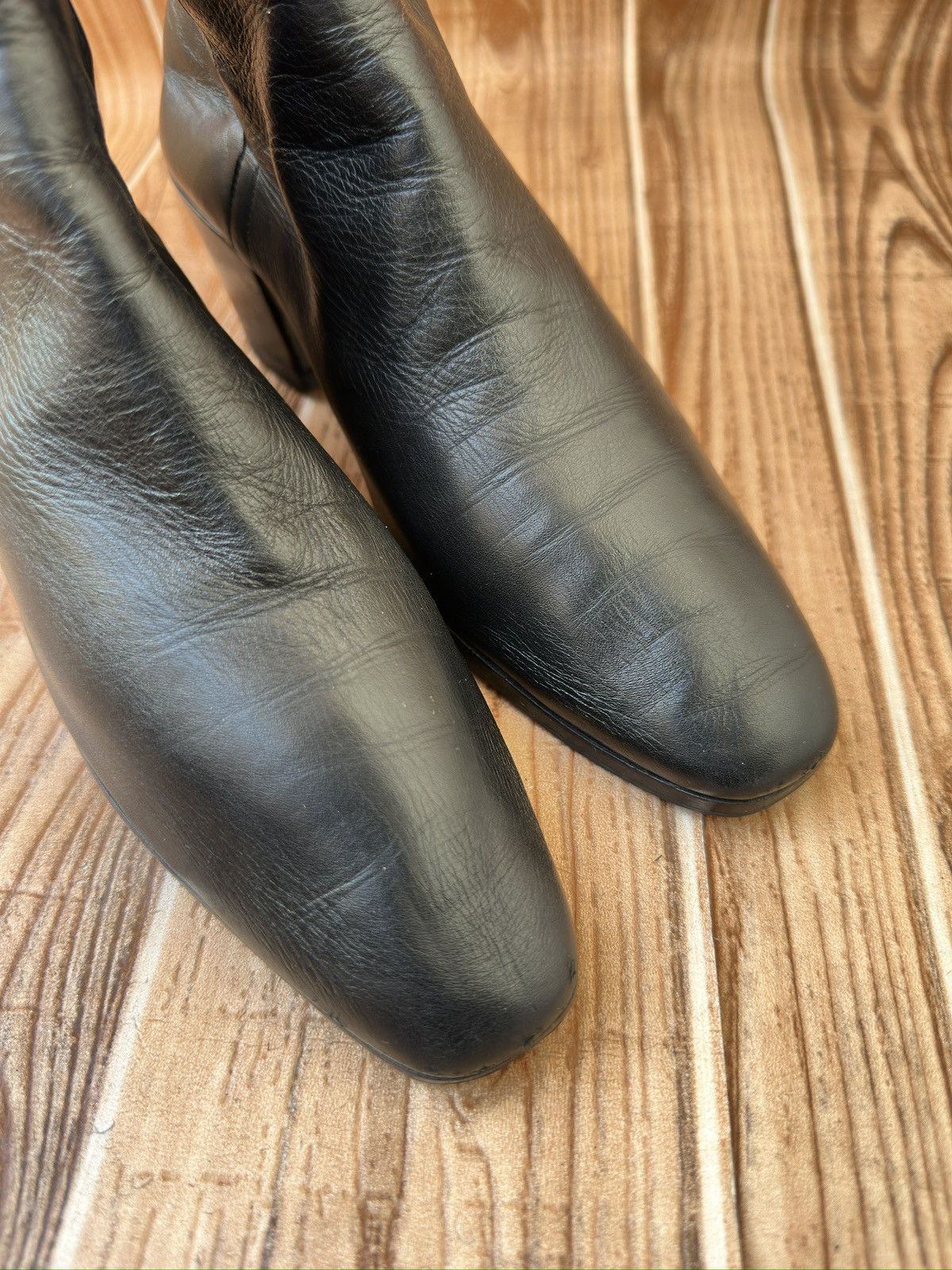 Saint Laurent Paris × Yves Saint Laurent Saint Laurent Leather Cowboy Boots Size US 7.5 / IT 37.5 - 6 Thumbnail