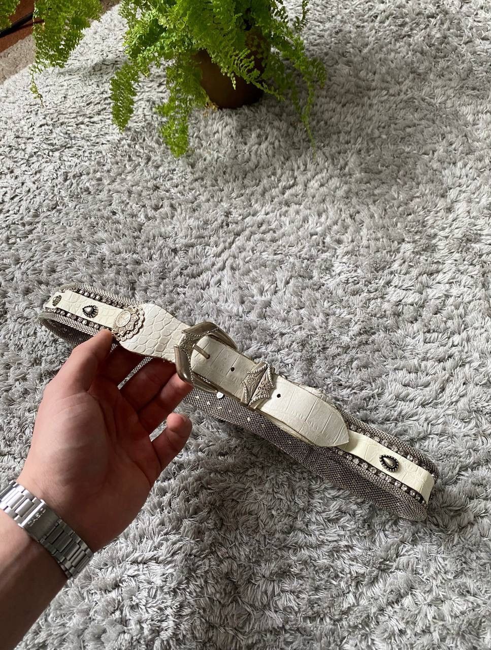 Japanese Brand × Vintage Y2k Belt Streetwear Vintage Rare Logo Rap Swag Size ONE SIZE - 1 Thumbnail
