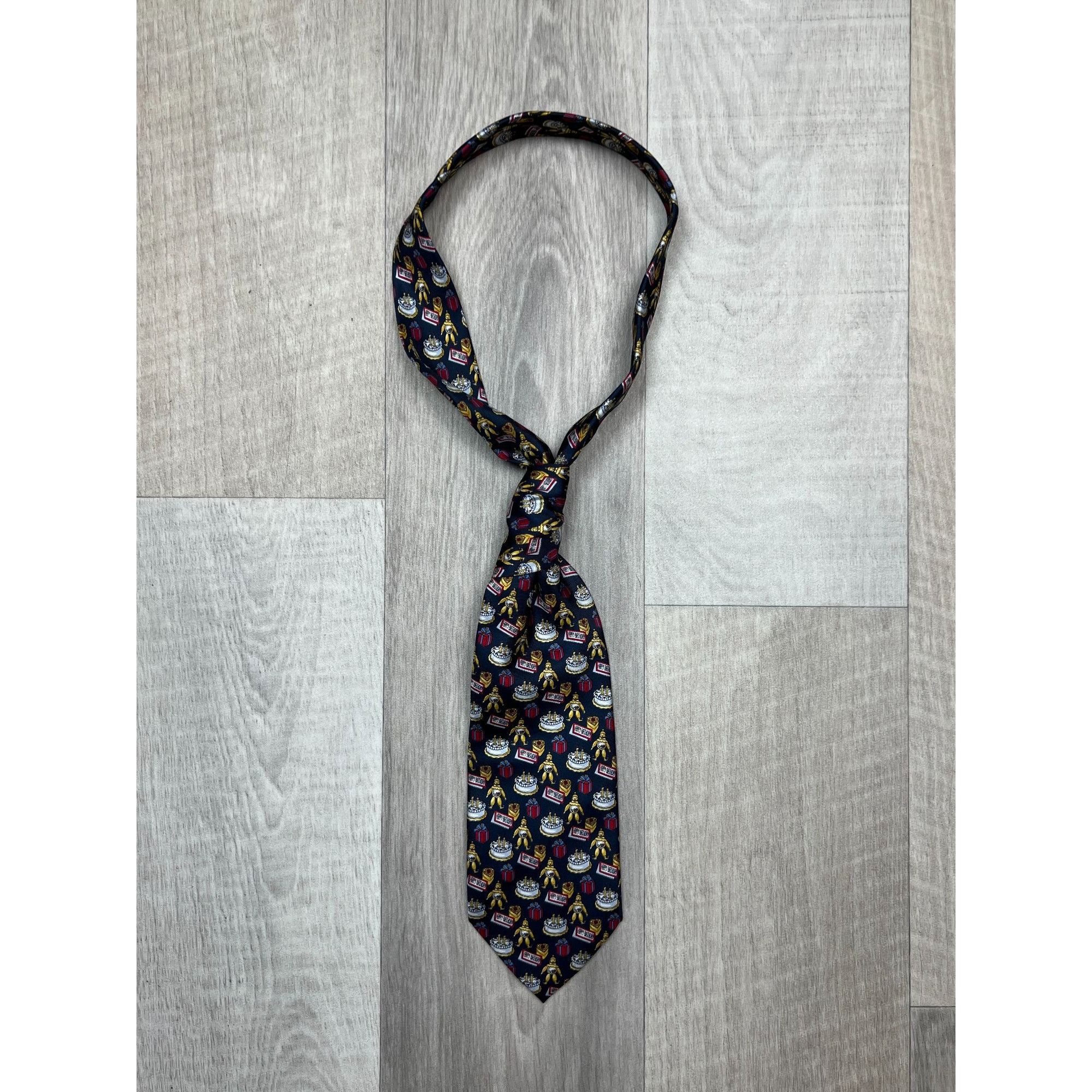 Chopard Chopard Geneve Happy Birthday Silk Tie (Y0143) Size ONE SIZE - 1 Thumbnail