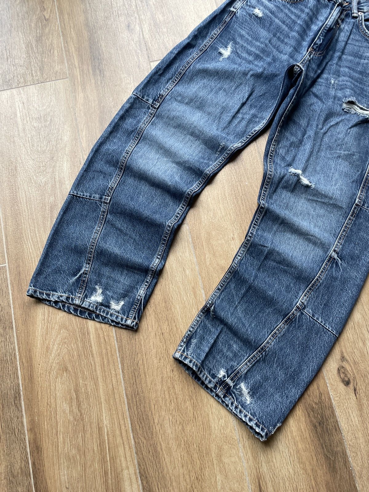 Vintage Vintage Baggy Jeans Faded Distressed Washed Japanese Wide Size US 30 / EU 46 - 2 Thumbnail