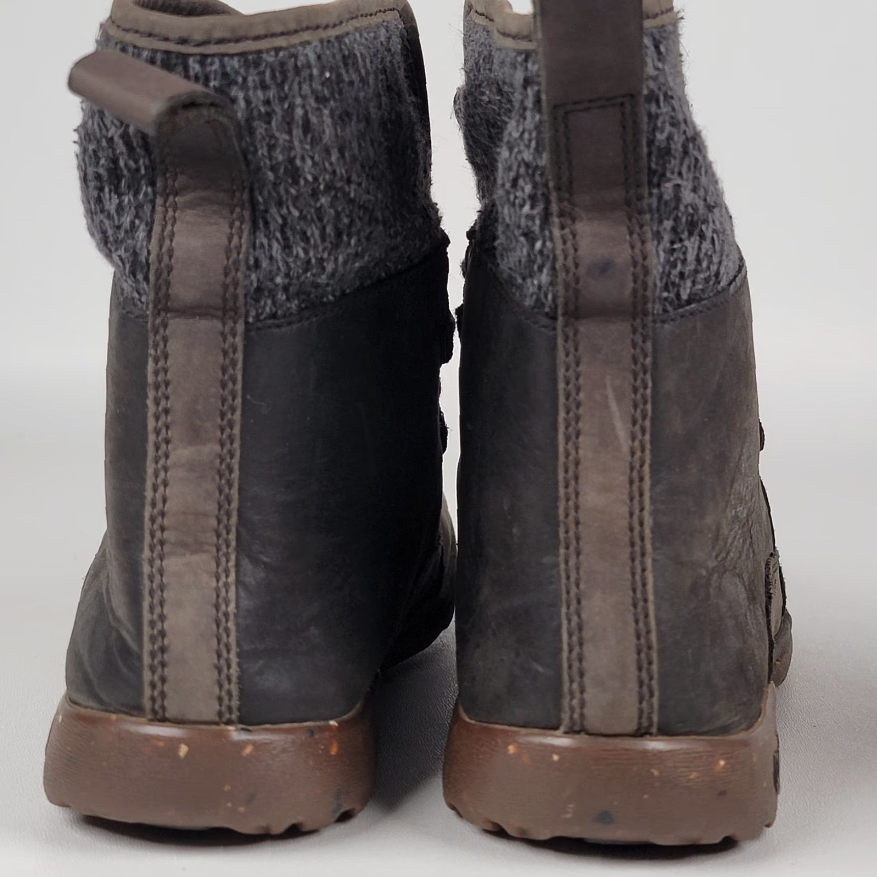 Chaco Chaco Barbary Boots Size 8 Womens Leather Wool Waterproof Hiking Outdoor Brown Size US 8 / IT 38 - 7 Thumbnail