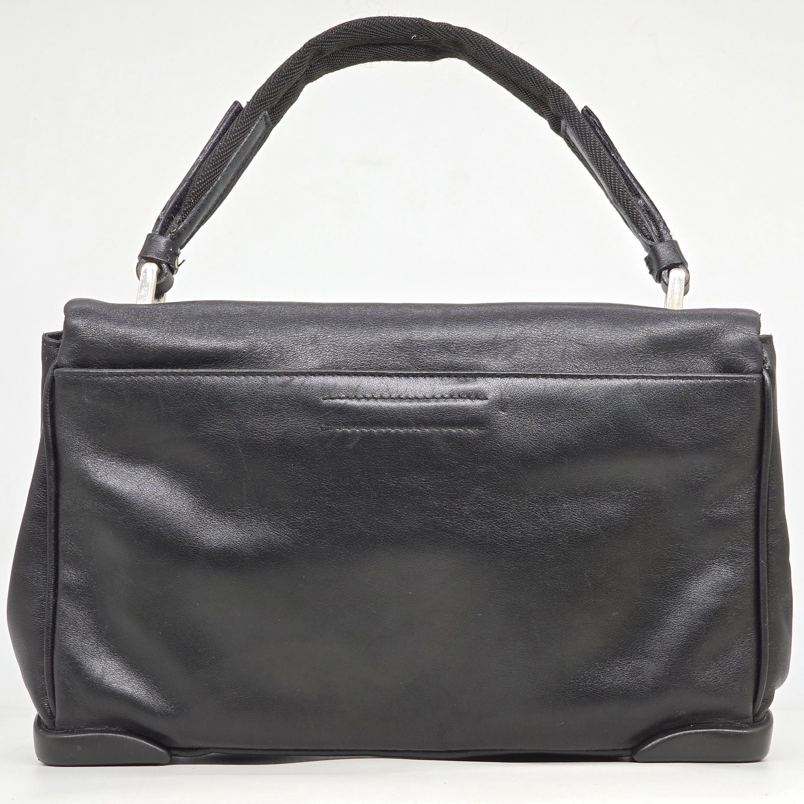 Prada Prada - AW99 Mesh Pocket Leather Handbag Size ONE SIZE - 3 Thumbnail