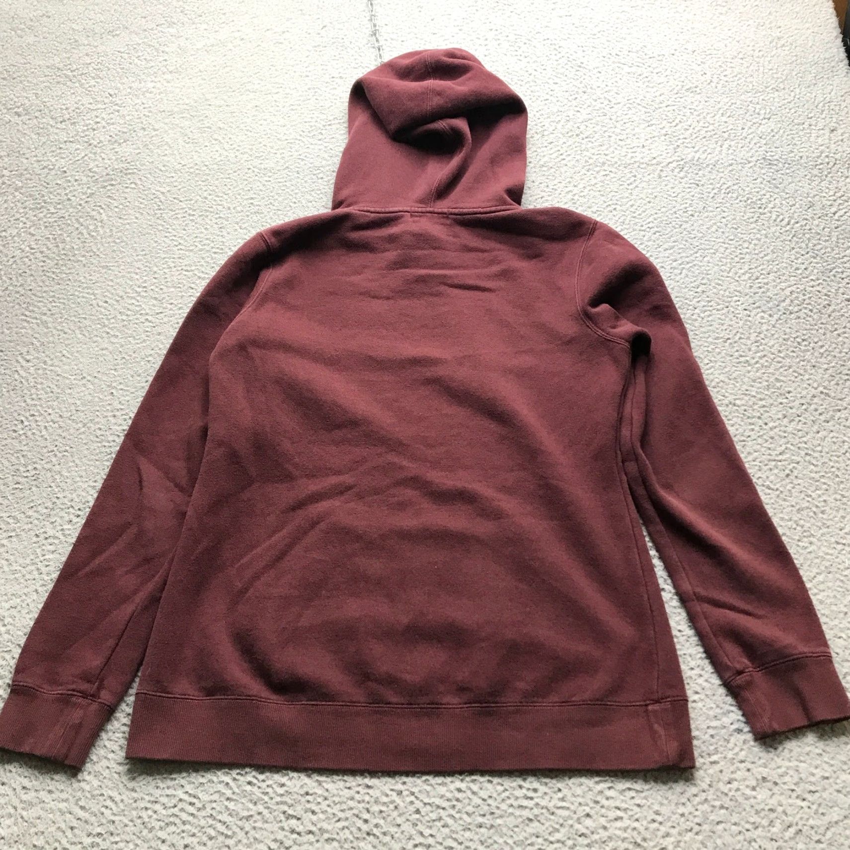 Vintage Moosejaw Mountaineering Sweatshirt Hoodie Womens Medium Drawstring Pocket Maroon Red Logo Crew Neck Pullover Size M / US 6-8 / IT 42-44 - 4 Thumbnail