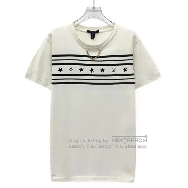 Louis Vuitton Louis Vuitton Women's XL White Cotton T. Size XL / US 12-14 / IT 48-50 - 1 Thumbnail