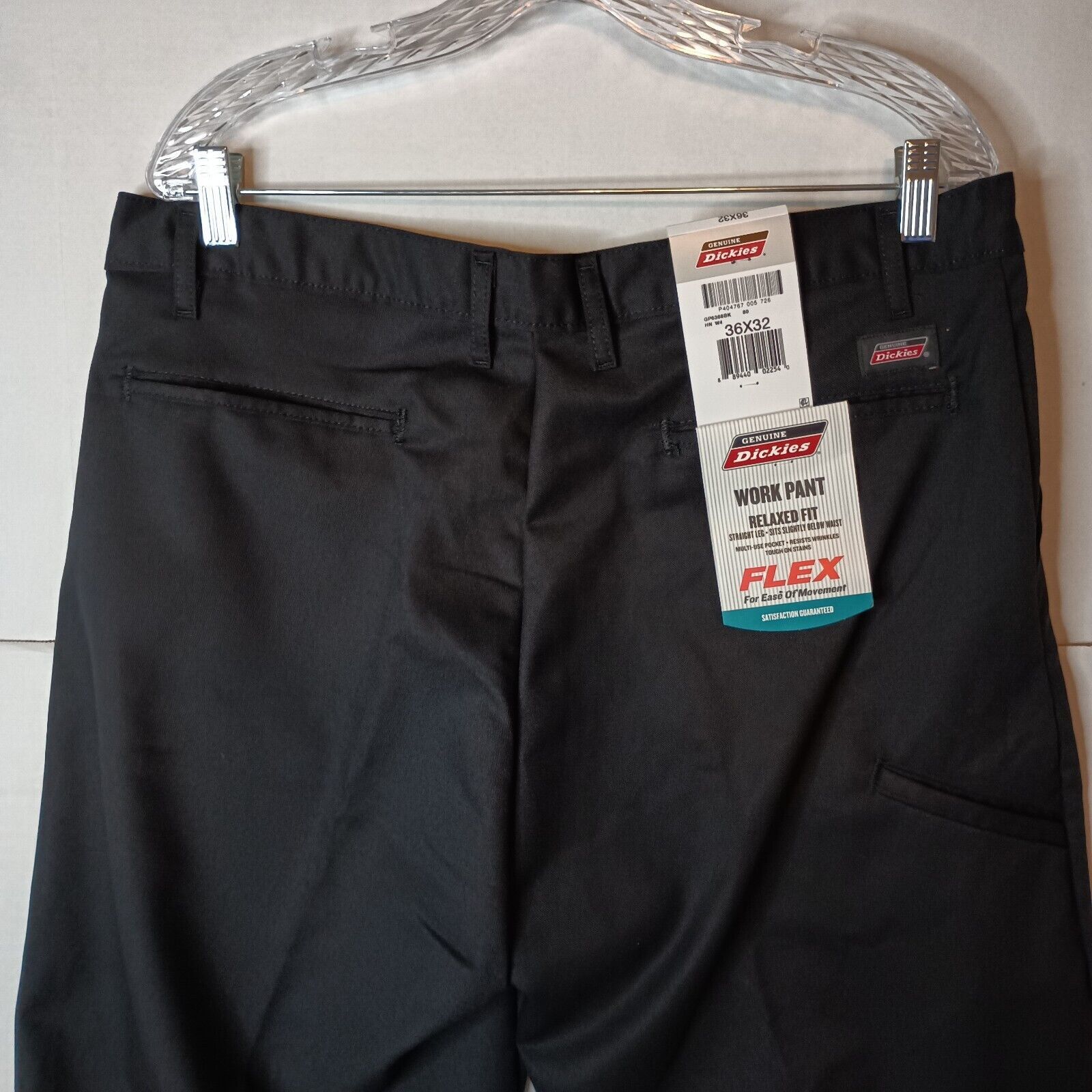 Dickies Dickies Work Pants Men's 36x32 Relaxed Fit Flex Black Size US 36 / EU 52 - 6 Thumbnail