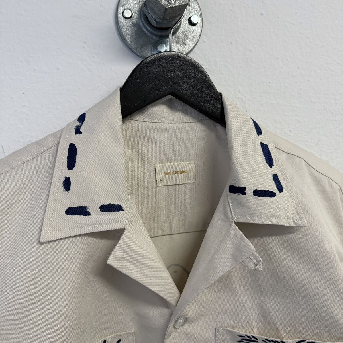 Aime Leon Dore Aime Leon Dore Lesvos Cropped Camp Shirt Size US L / EU 52-54 / 3 - 3 Thumbnail