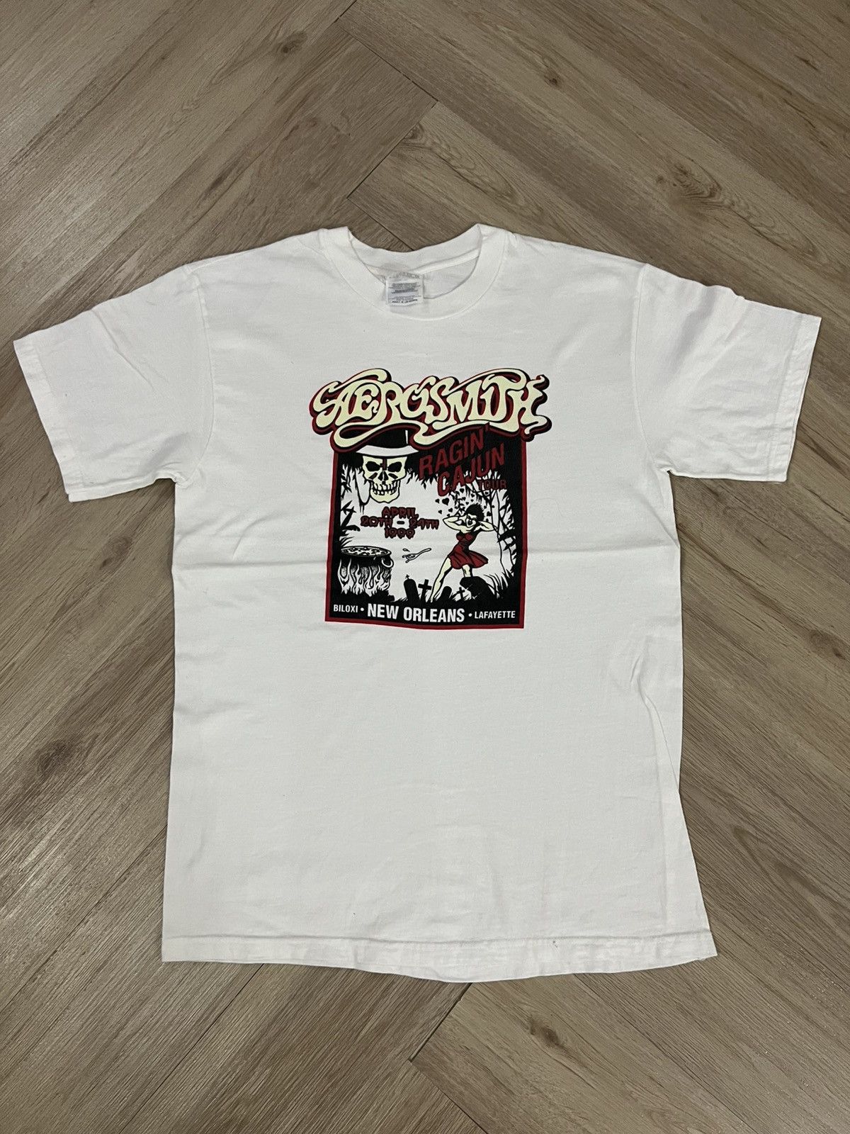 Vintage Aerosmith 1999 Ragin Cajun Tour Shirt