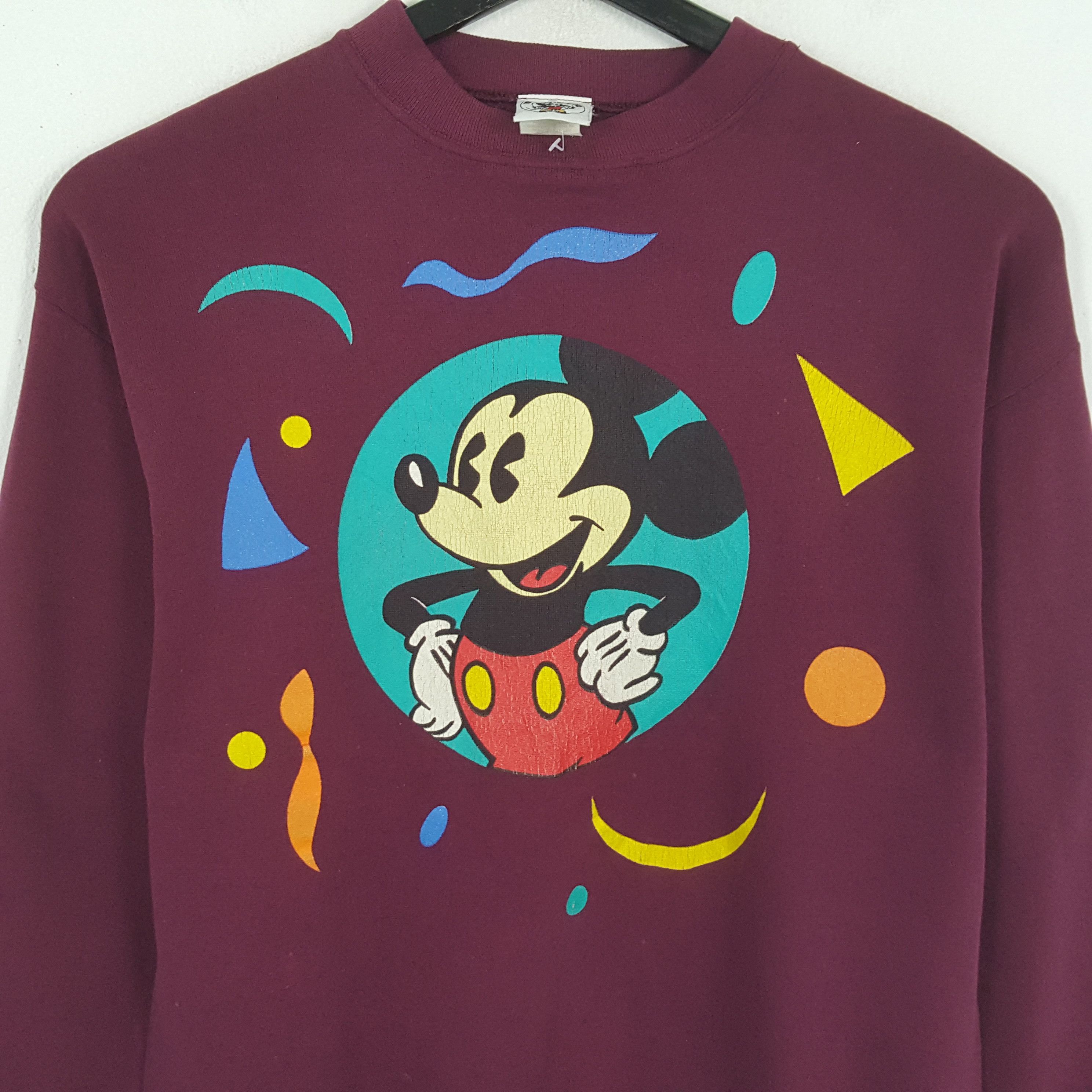 Disney × Mickey Mouse × Vintage MICKEY MOUSE DISNEY Character Vintage Sweatshirt Size US M / EU 48-50 / 2 - 2 Thumbnail