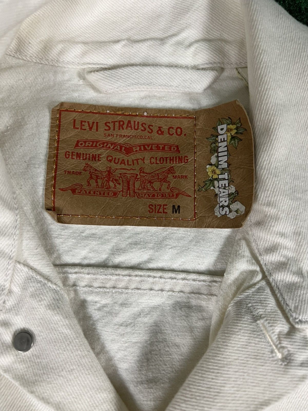 DENIM TEARS × Levi's Denim Tears X Levi’s Jean Jacket White Medium Size US M / EU 48-50 / 2 - 3 Thumbnail