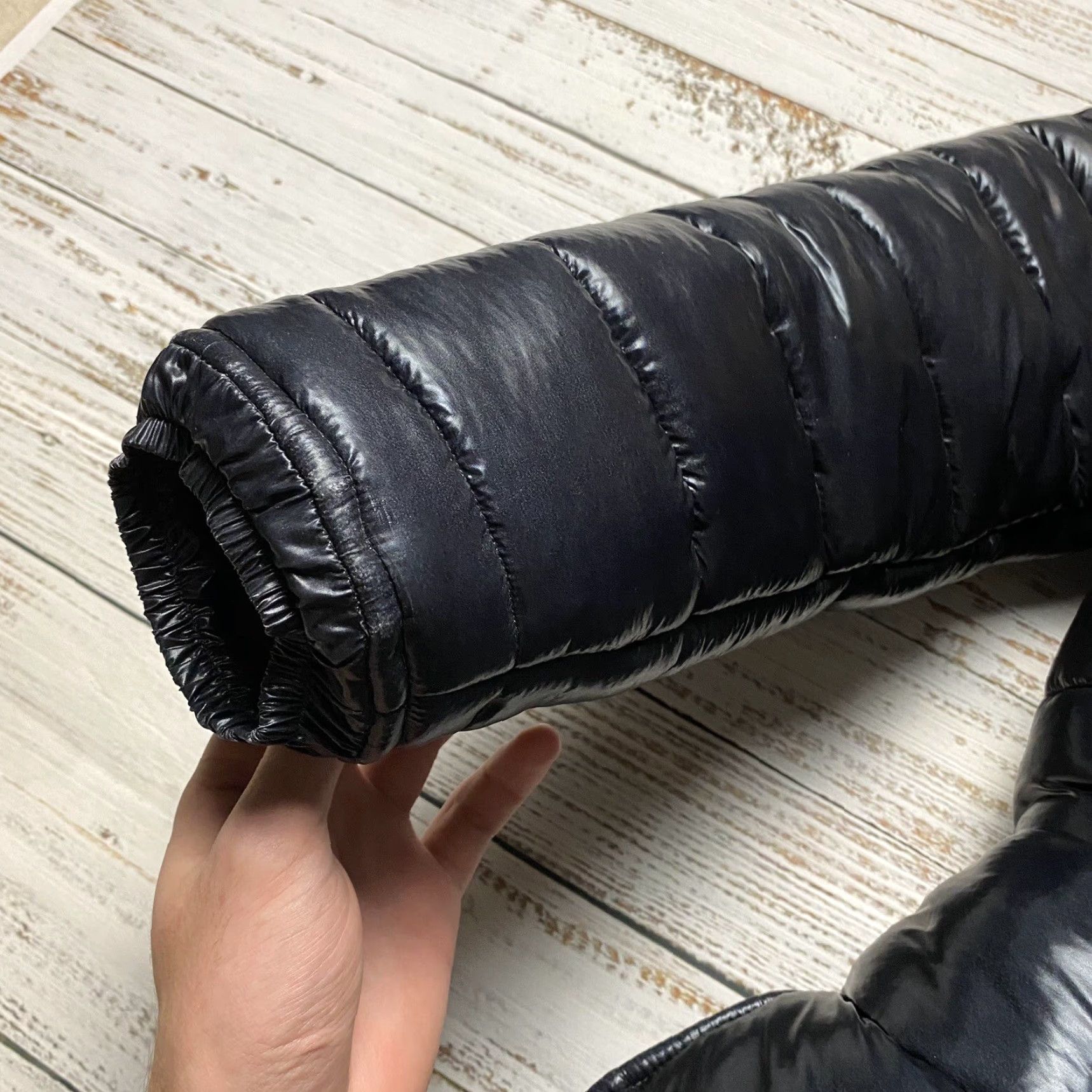 Vintage B JAMES LA COAT BLACK PUFFER LONG PUFFY JACKET BIG A55 RARE DOJA GAGA KAROL G Womens Size XS / US 0-2 / IT 36-38 - 6 Thumbnail