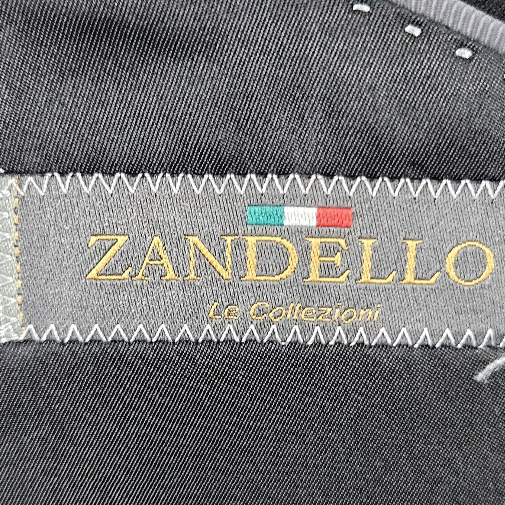 Vintage VINTAGE Zandello Black Windowpane 4 Button Notch Blazer Sport Coat 50XL Size 50R - 3 Thumbnail