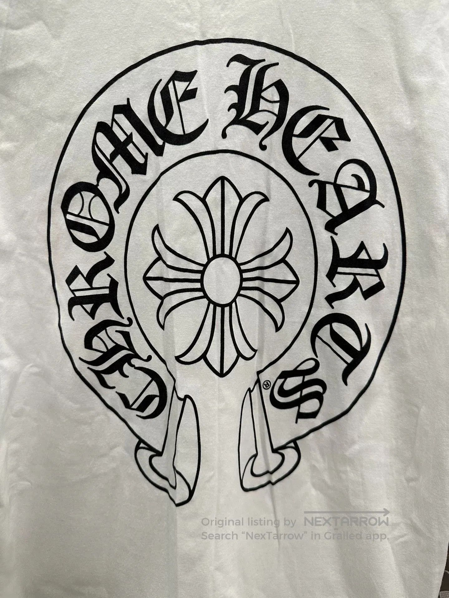 Chrome Hearts Chrome Hearts Classic Horseshoe White Tee. Size US L / EU 52-54 / 3 - 4 Thumbnail
