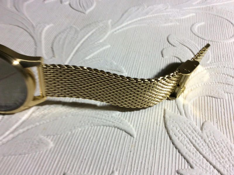 Designer Miro gold Men's mesh Watch Size ONE SIZE - 3 Thumbnail