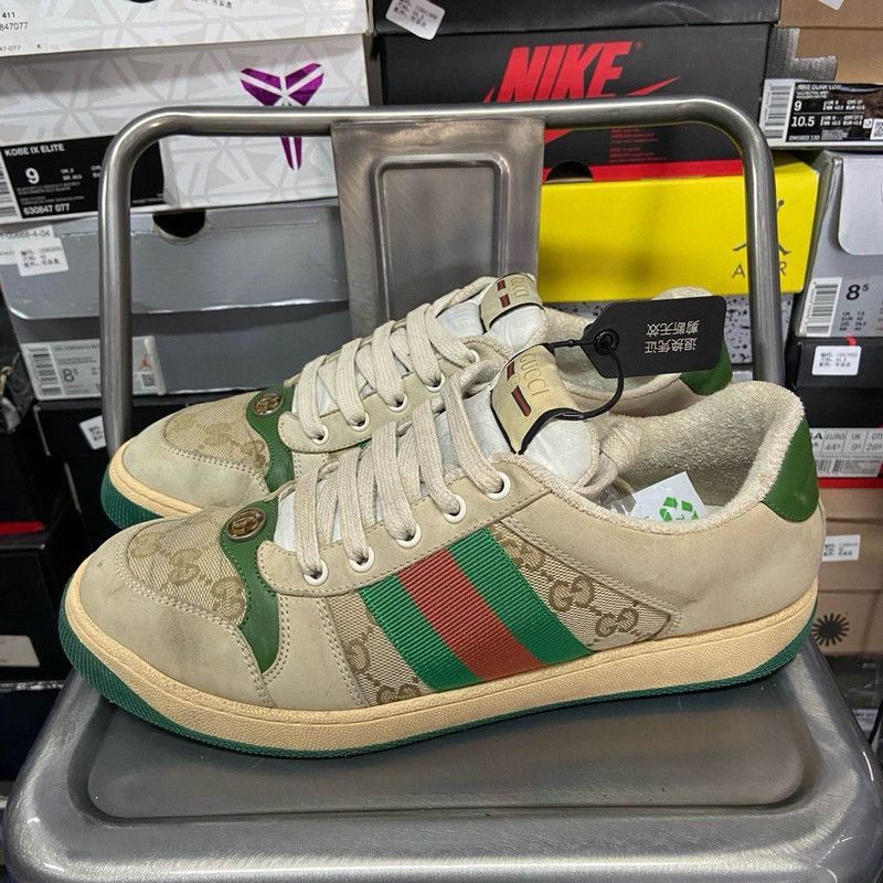 Gucci Gucci Screener Vintage Style Sneakers for Men - Size US 9.5 / EU 42-43 - 1 Thumbnail