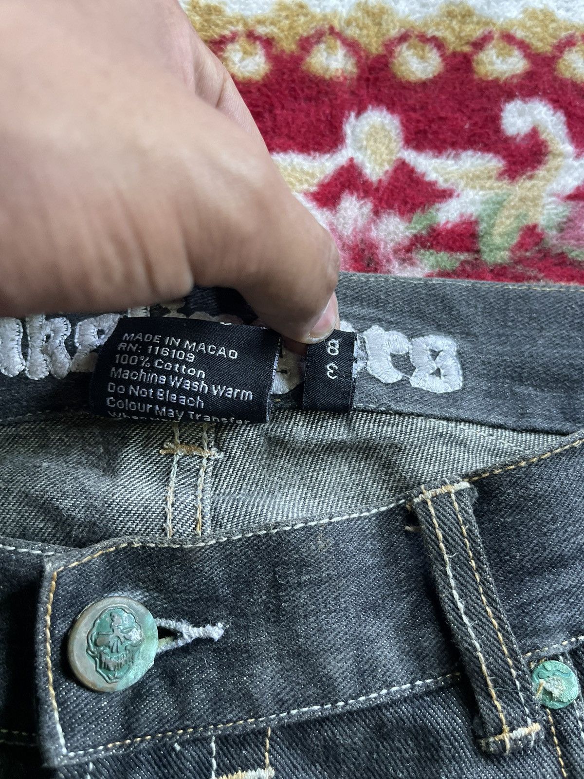 Vintage Vintage Inkslingers Baggy Faded Distressed Jeans Size US 38 / EU 54 - 4 Thumbnail